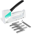 Modern HAUSHOF Light Duty Staple Gun, Upholstery Staple Gun with for Daily Use