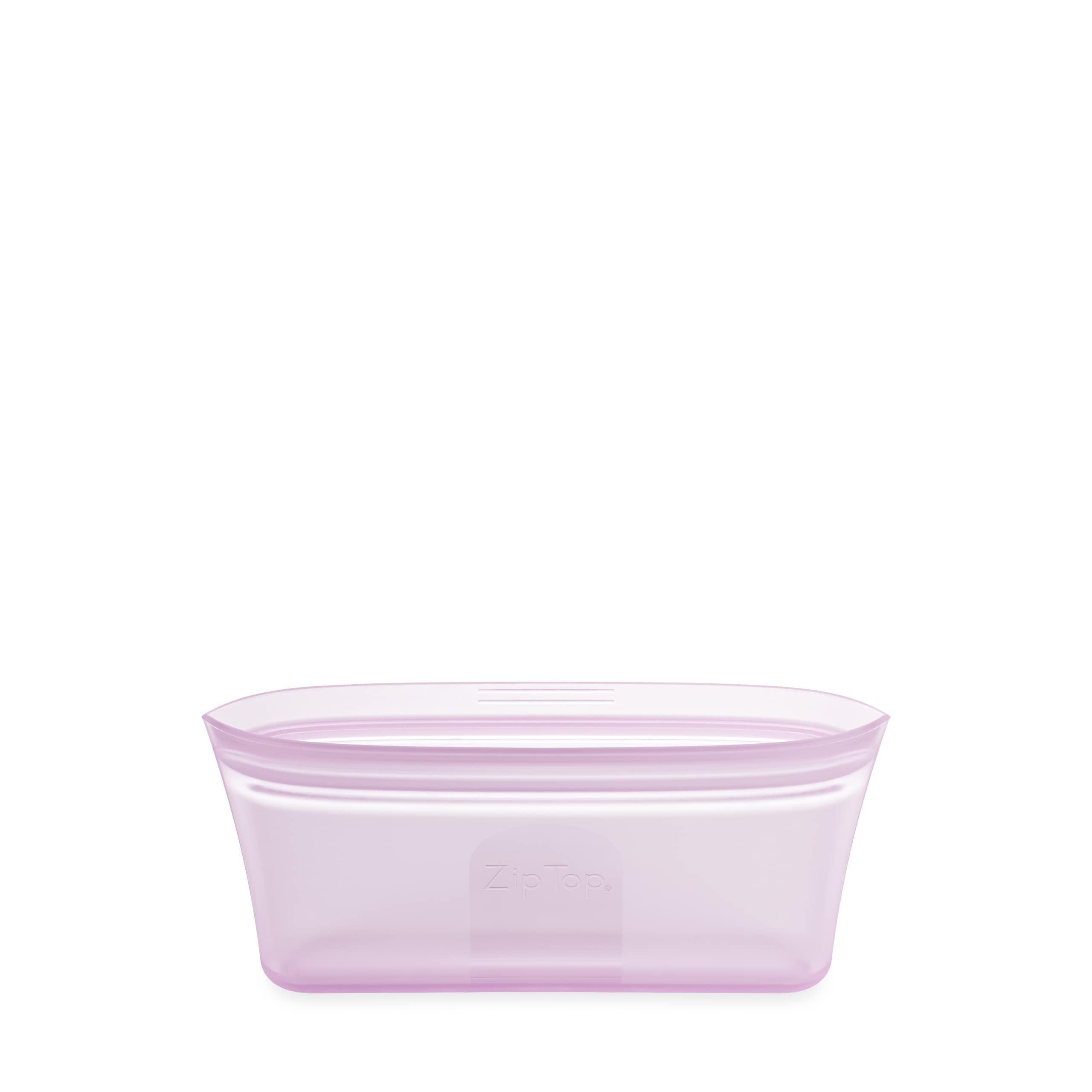 Zip Top Reusable Food Storage Containers Full Set of 8 Lavender – Platinum Silicone Cups, Dishes & Bags – Microwave, Dishwasher & Freezer Safe – Made in USA, BPA-Free