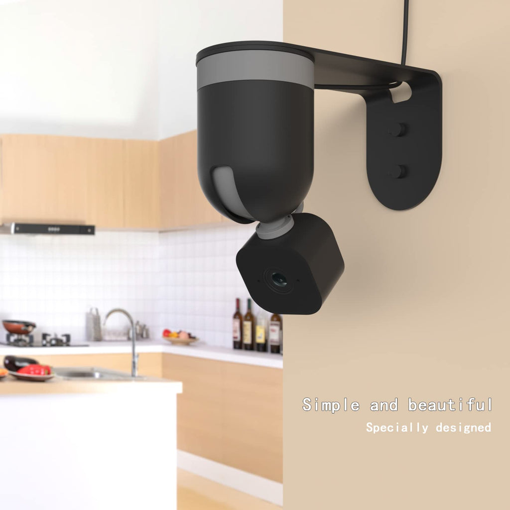 Zwolf Metal Wall Mount for Blink Mini Pan Tilt Camera, Provide Better Viewing Angles for Blink Mini Pan Tilt Mount (2 Pack)