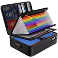 Modern ENGPOW Fireproof File Organizer Bag with 13 Essentials