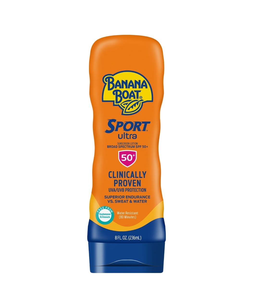 Banana Boat Sport Sunscreen Lotion, SPF 50, 10 Oz Each, Twin Pack | HIGH-PERFORMANCE SUNSCREEN with a non-greasy feel and won't clog pores