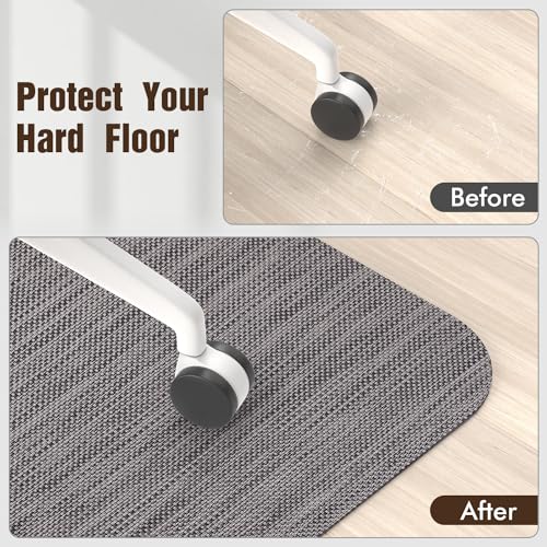 Smart Home Blvornl Office Chair Mat for Hardwood Floor, 36" x 48"