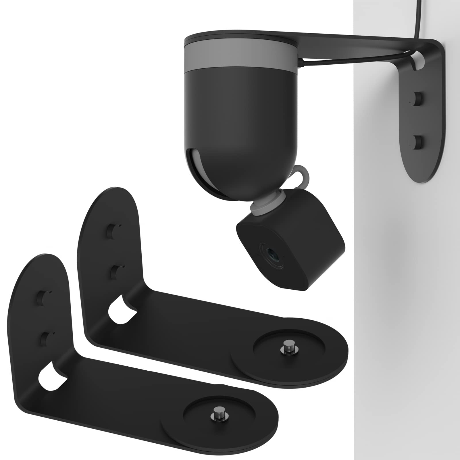 Zwolf Metal Wall Mount for Blink Mini Pan Tilt Camera, Provide Better Viewing Angles for Blink Mini Pan Tilt Mount (2 Pack)