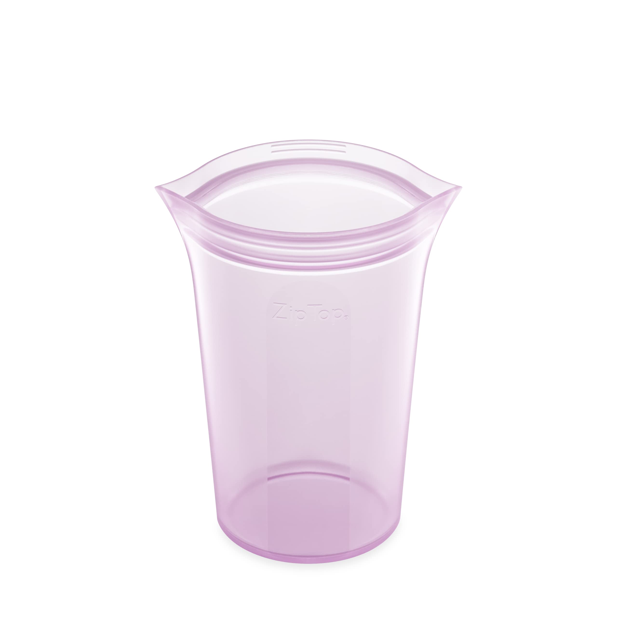 Zip Top Reusable Food Storage Containers Full Set of 8 Lavender – Platinum Silicone Cups, Dishes & Bags – Microwave, Dishwasher & Freezer Safe – Made in USA, BPA-Free