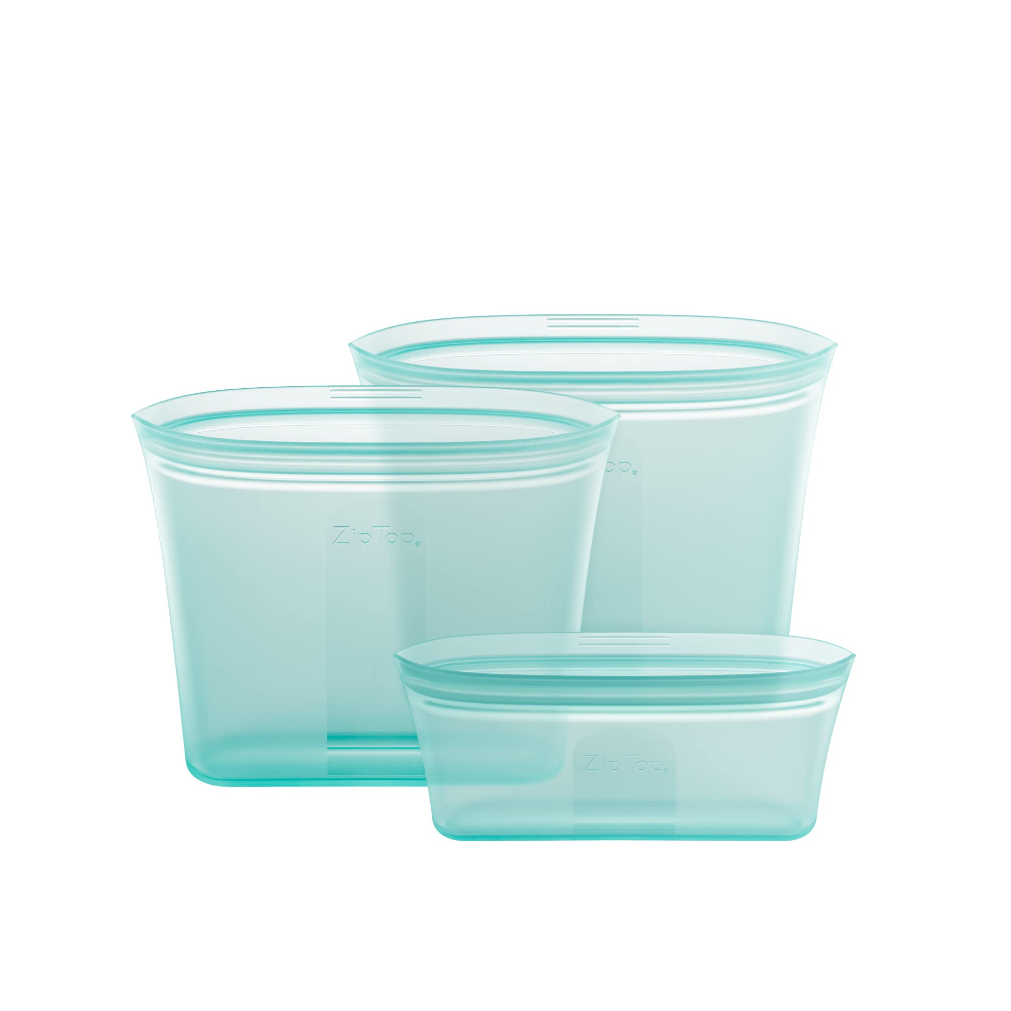Zip Top Reusable Food Storage Containers Full Set of 8 Lavender – Platinum Silicone Cups, Dishes & Bags – Microwave, Dishwasher & Freezer Safe – Made in USA, BPA-Free