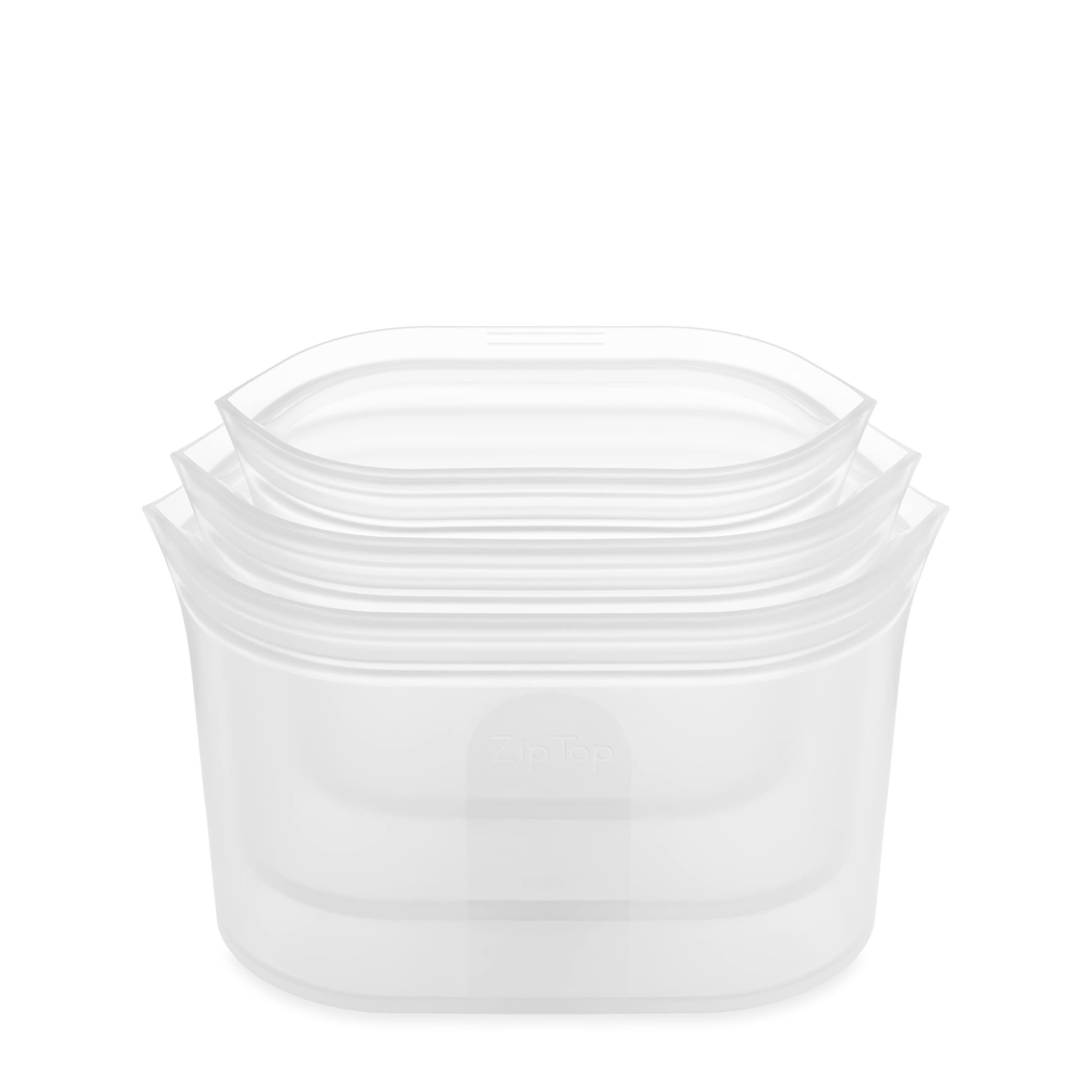 Zip Top Reusable Food Storage Containers Full Set of 8 Lavender – Platinum Silicone Cups, Dishes & Bags – Microwave, Dishwasher & Freezer Safe – Made in USA, BPA-Free