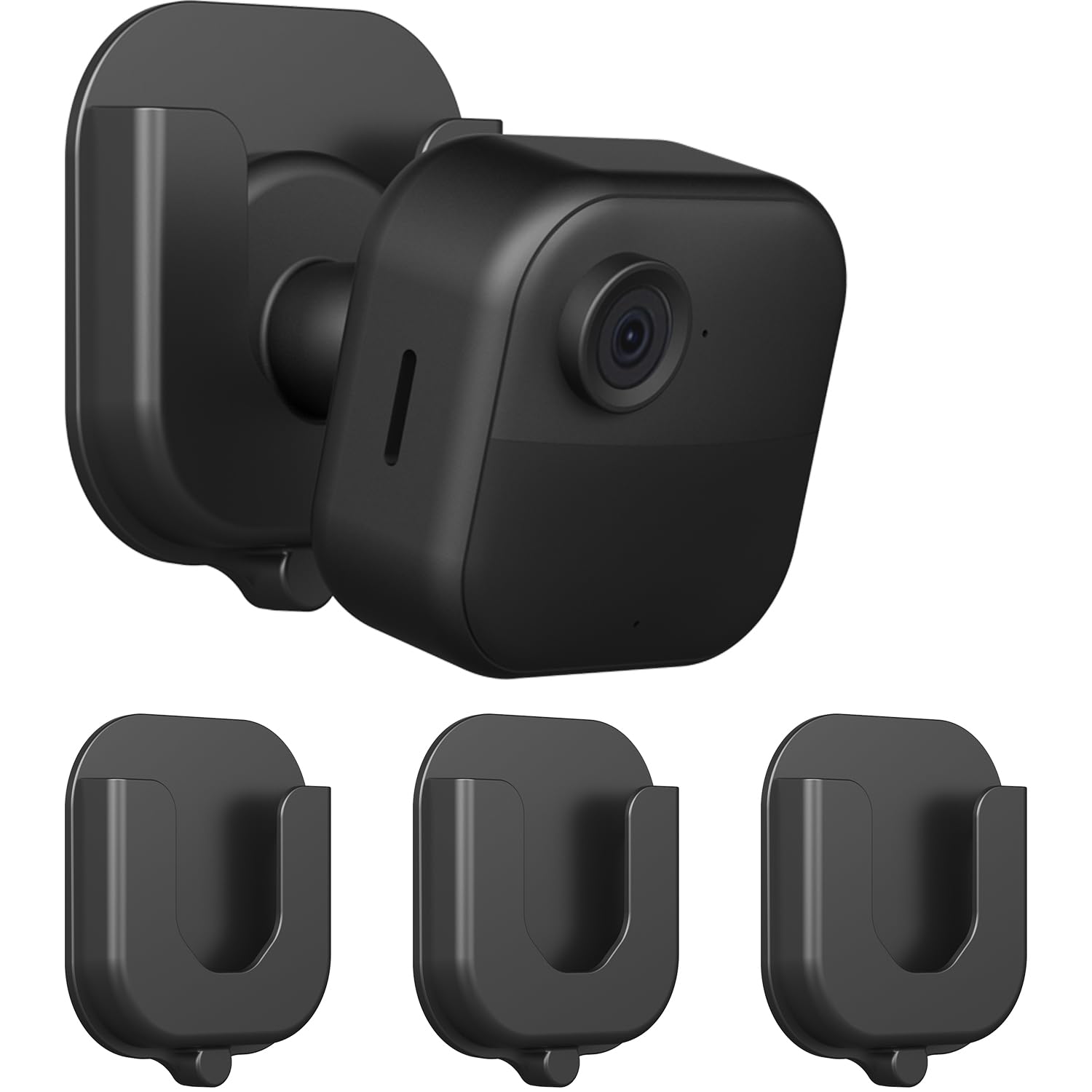 3 Pack Adhesive Wall Mount Bracket for Blink Mini/Mini 2 /Outdoor 4 /Indoor Camera Mount No Tools Need No Drill