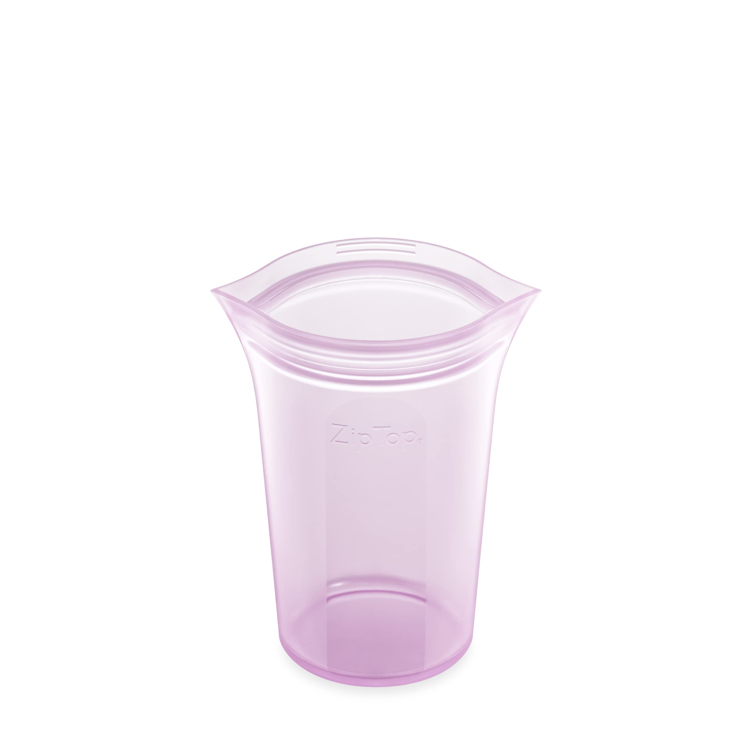 Zip Top Reusable Food Storage Containers Full Set of 8 Lavender – Platinum Silicone Cups, Dishes & Bags – Microwave, Dishwasher & Freezer Safe – Made in USA, BPA-Free