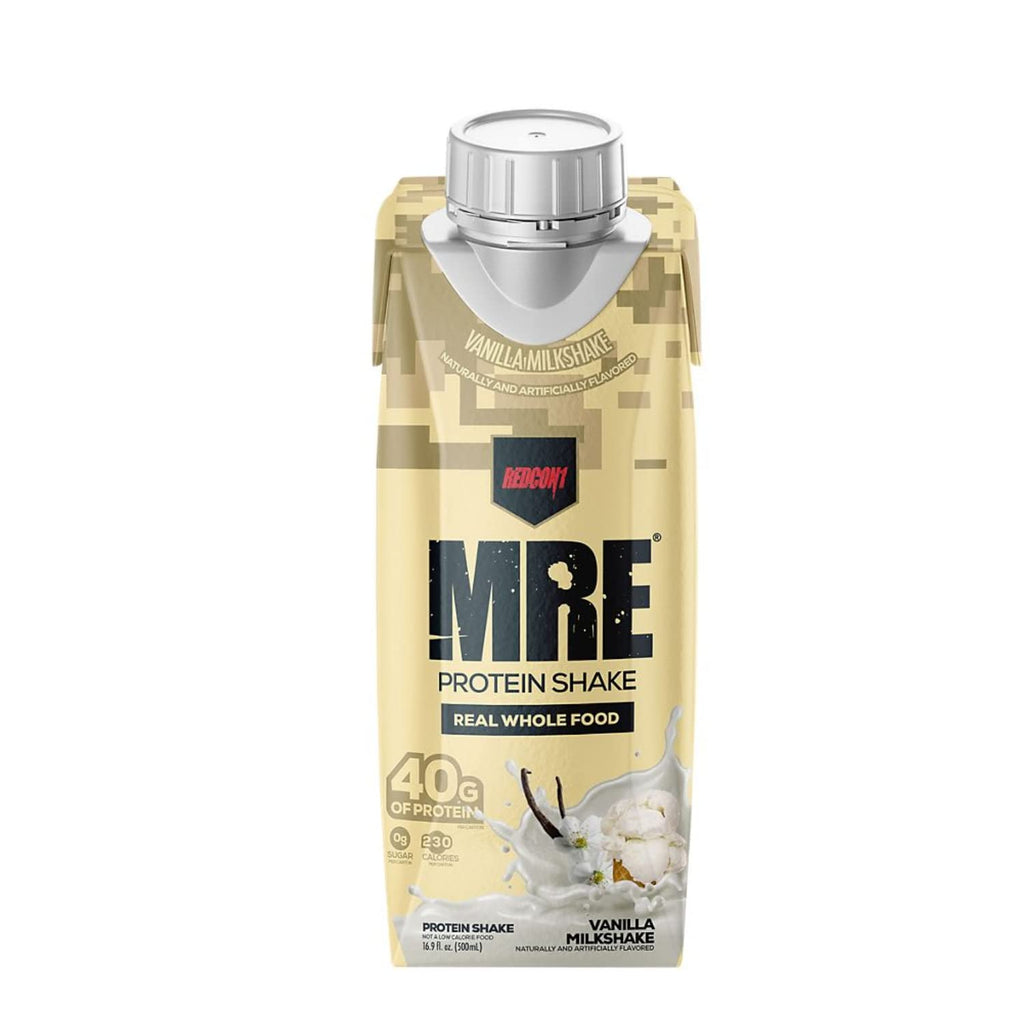 REDCON1 MRE RTD Protein Shake | Milk Chocolate | Lactose Free, 40g Protein - 12 Pack, 14 oz