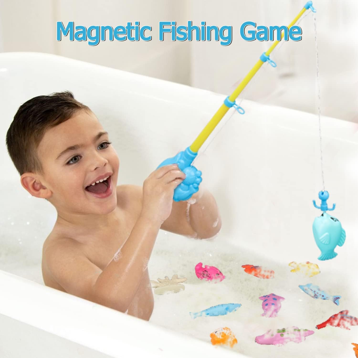 Bath Bombs for Kids with Surprise Fishing Games Inside for Girls Boys - 20 Kids Bath Bombs Gift Set, Handmade Bubble Bath Fizzes Bomb for Chrildren Birthday Christmas and Party Favor Gift for Boys
