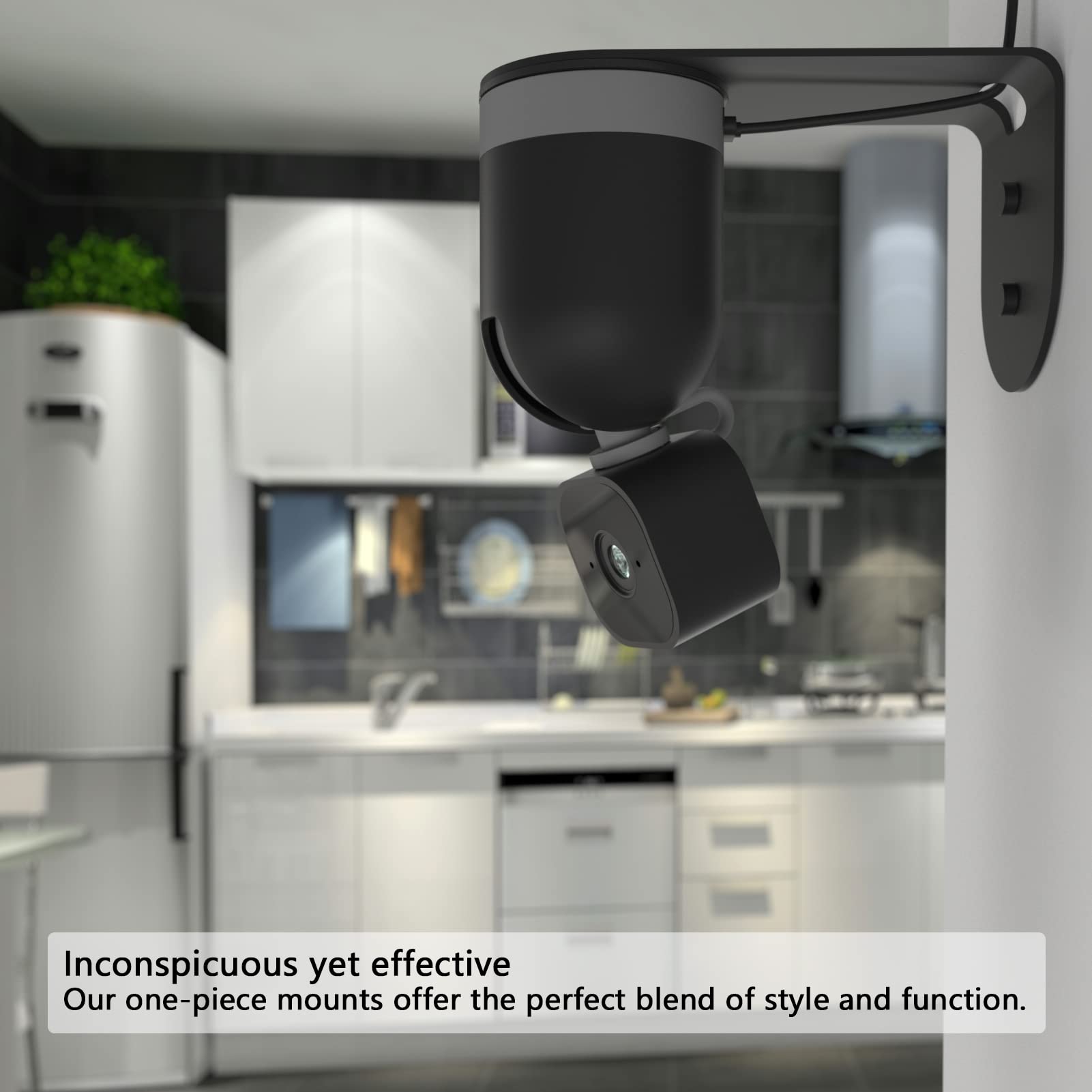 Zwolf Metal Wall Mount for Blink Mini Pan Tilt Camera, Provide Better Viewing Angles for Blink Mini Pan Tilt Mount (2 Pack)