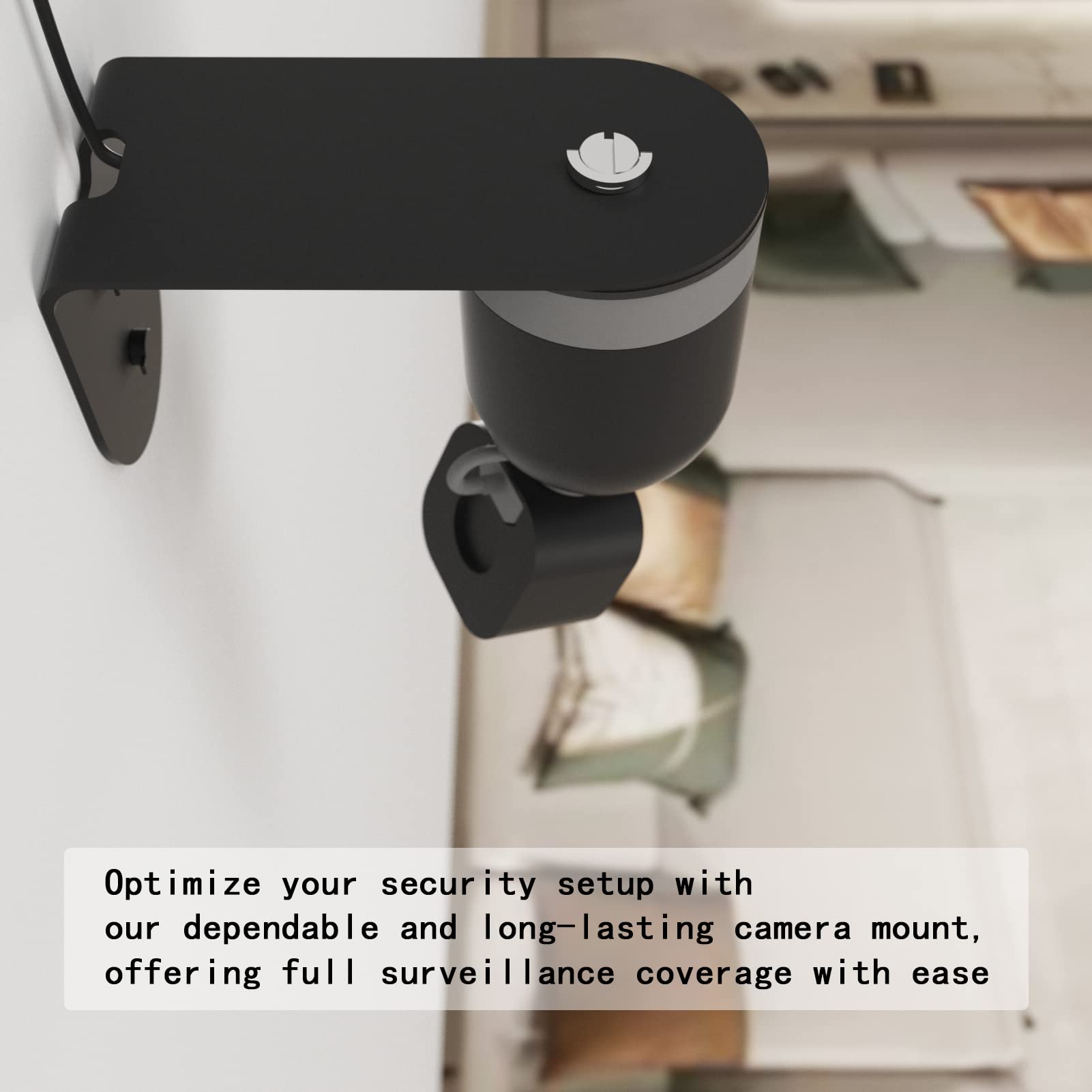 Zwolf Metal Wall Mount for Blink Mini Pan Tilt Camera, Provide Better Viewing Angles for Blink Mini Pan Tilt Mount (2 Pack)