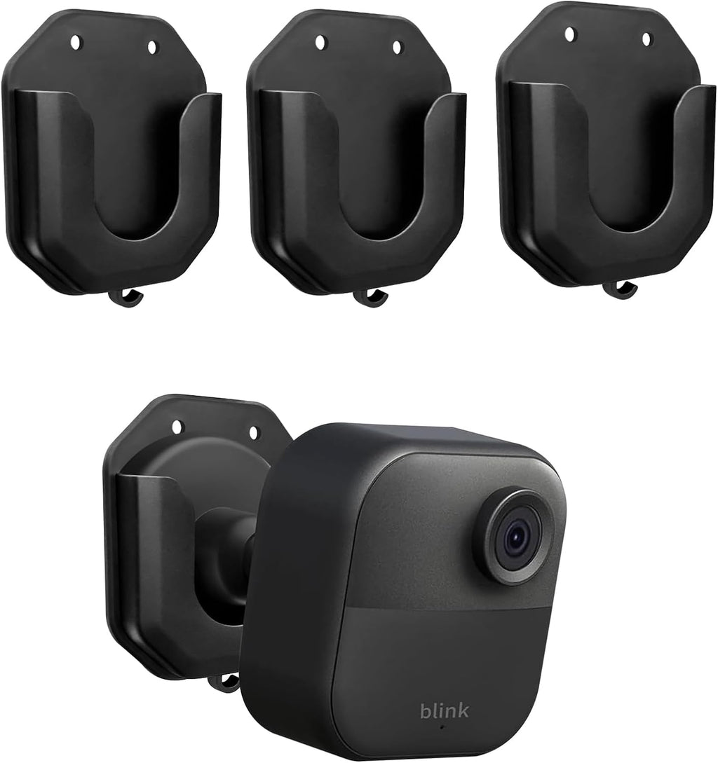 Blink Outdoor 4 Camera Wall Mount Kit No Drill,Blink Subscription Plan Basic Window Mount Accessories,Bracket for Blink Mini/Mini 2 /Blink Outdoor 4 /Blink Indoor Cameras, HBV Adhesive Mount