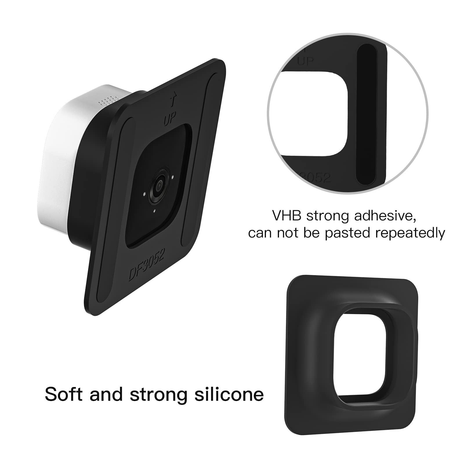 HOLACA Window Mount for Blink Mini/Blink Mini2, Flexible Mount for Blink Mini Camera (Black 2Pack)