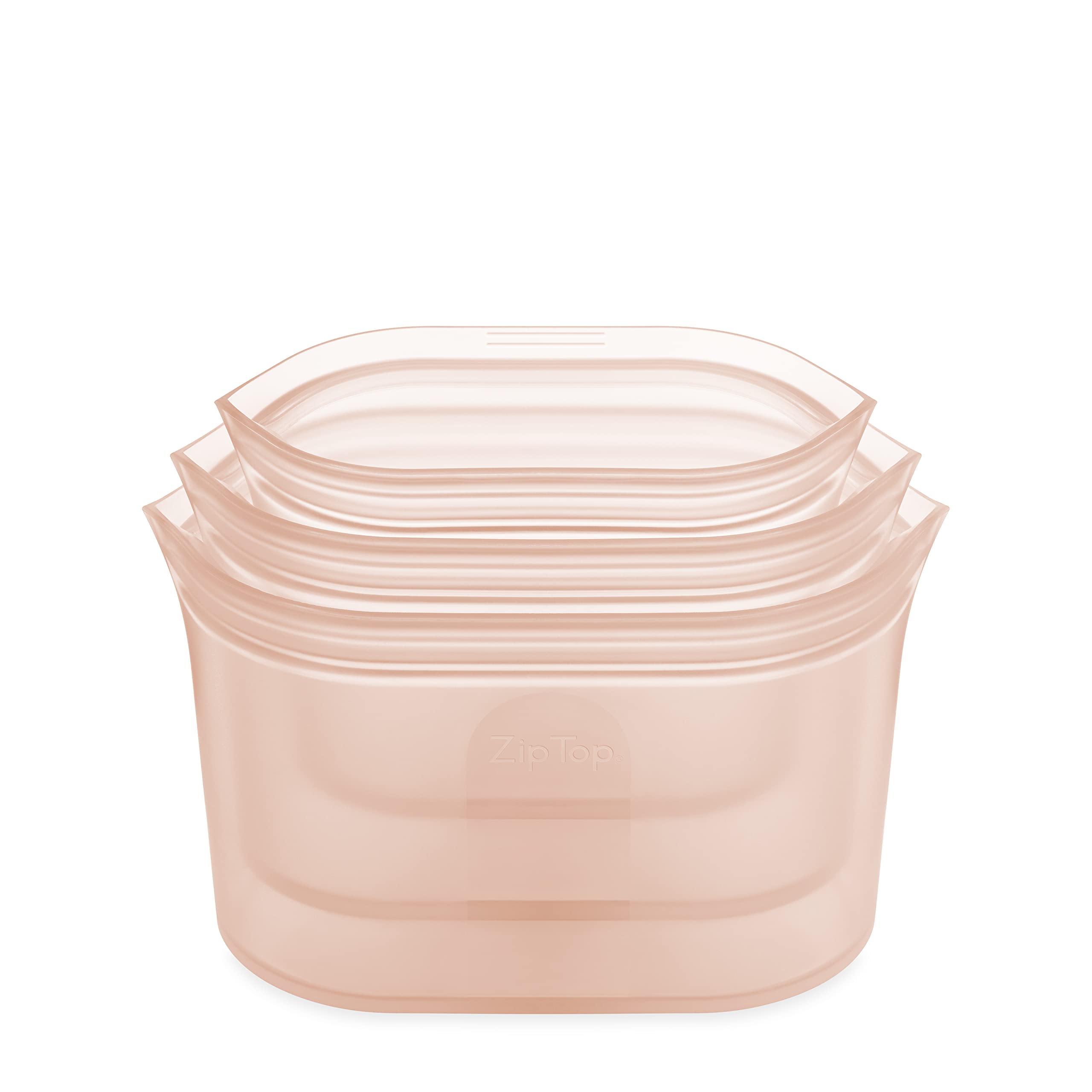 Zip Top Reusable Food Storage Containers Full Set of 8 Lavender – Platinum Silicone Cups, Dishes & Bags – Microwave, Dishwasher & Freezer Safe – Made in USA, BPA-Free