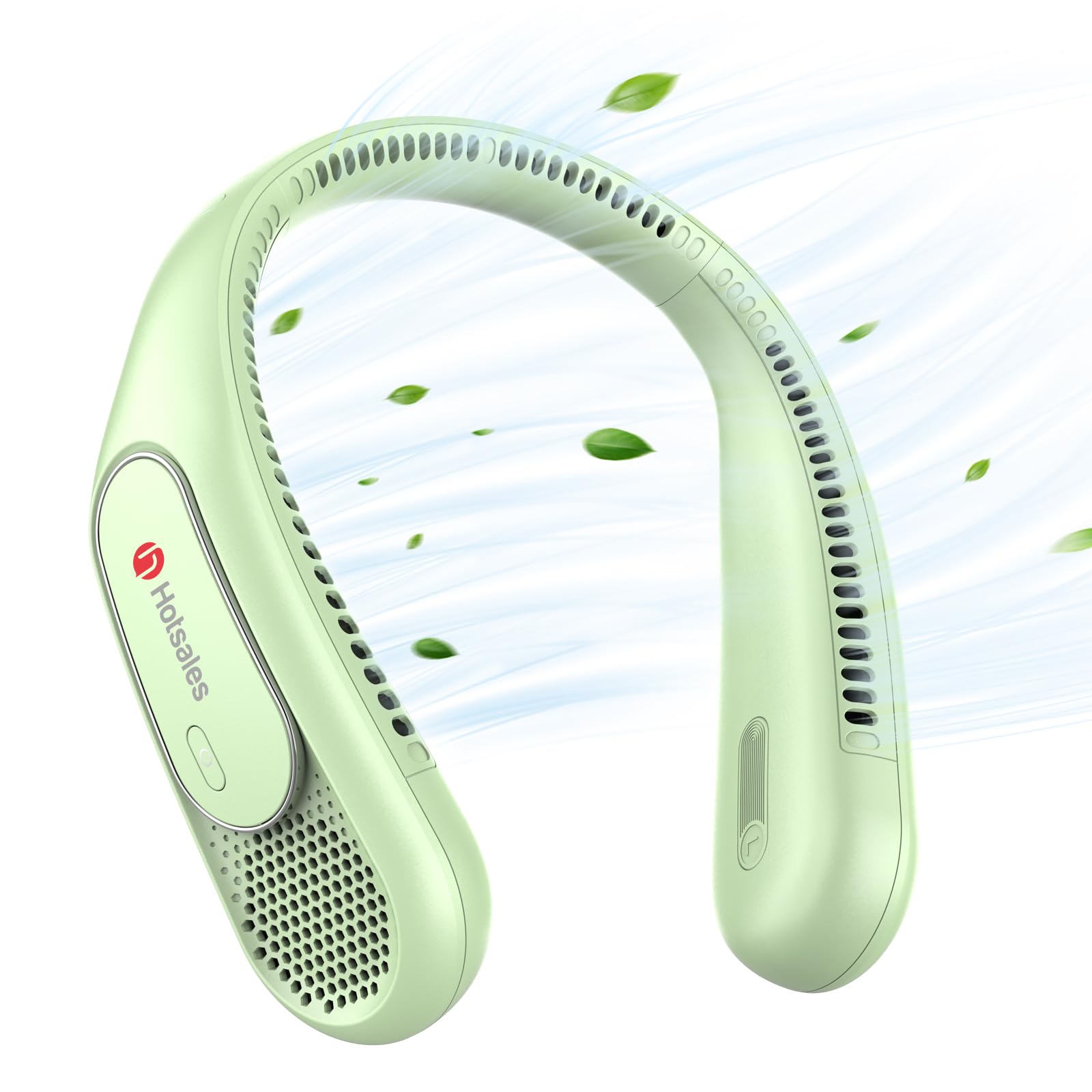 Hotsales Neck Fan, Hands Free Bladeless Neck Fans Portable Rechargeable, 6000 mAh Battery Operated Wearable Personal Fan, Cooling Neck Fan, 3 Speeds, USB Fan Gifts for Men, Women, Travel, Outdoor