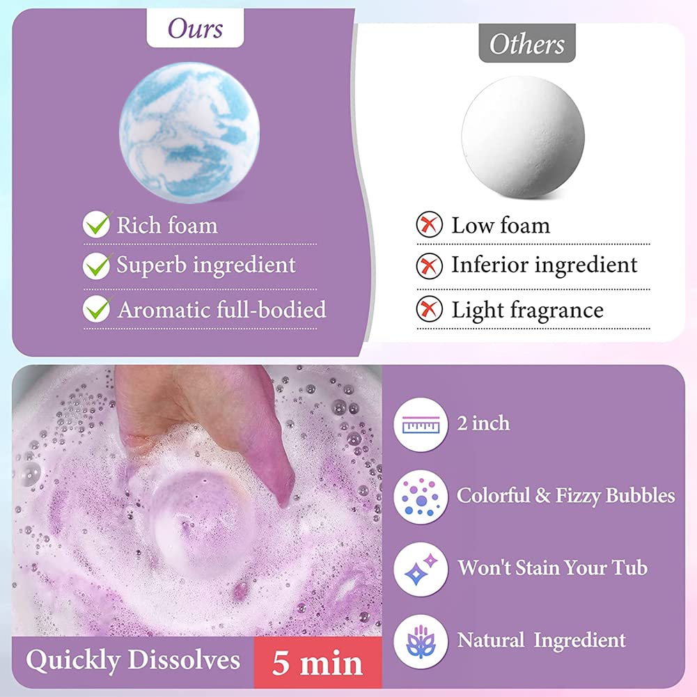 Bath Bombs for Kids with Surprise Fishing Games Inside for Girls Boys - 20 Kids Bath Bombs Gift Set, Handmade Bubble Bath Fizzes Bomb for Chrildren Birthday Christmas and Party Favor Gift for Boys