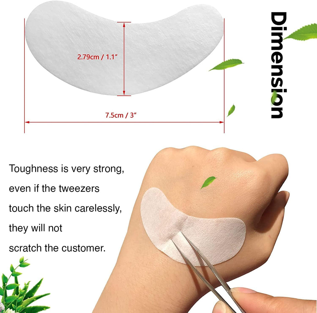 GreenLife 50 Pairs Eye Pads, 100% Naturel Eyelash Extension Under Eye Gel Pads patches kit Collagen with Aloe Vera Hydrogel Eye Patches set for Eyelash Extension Supplies Tools (50 150 300 Pairs)