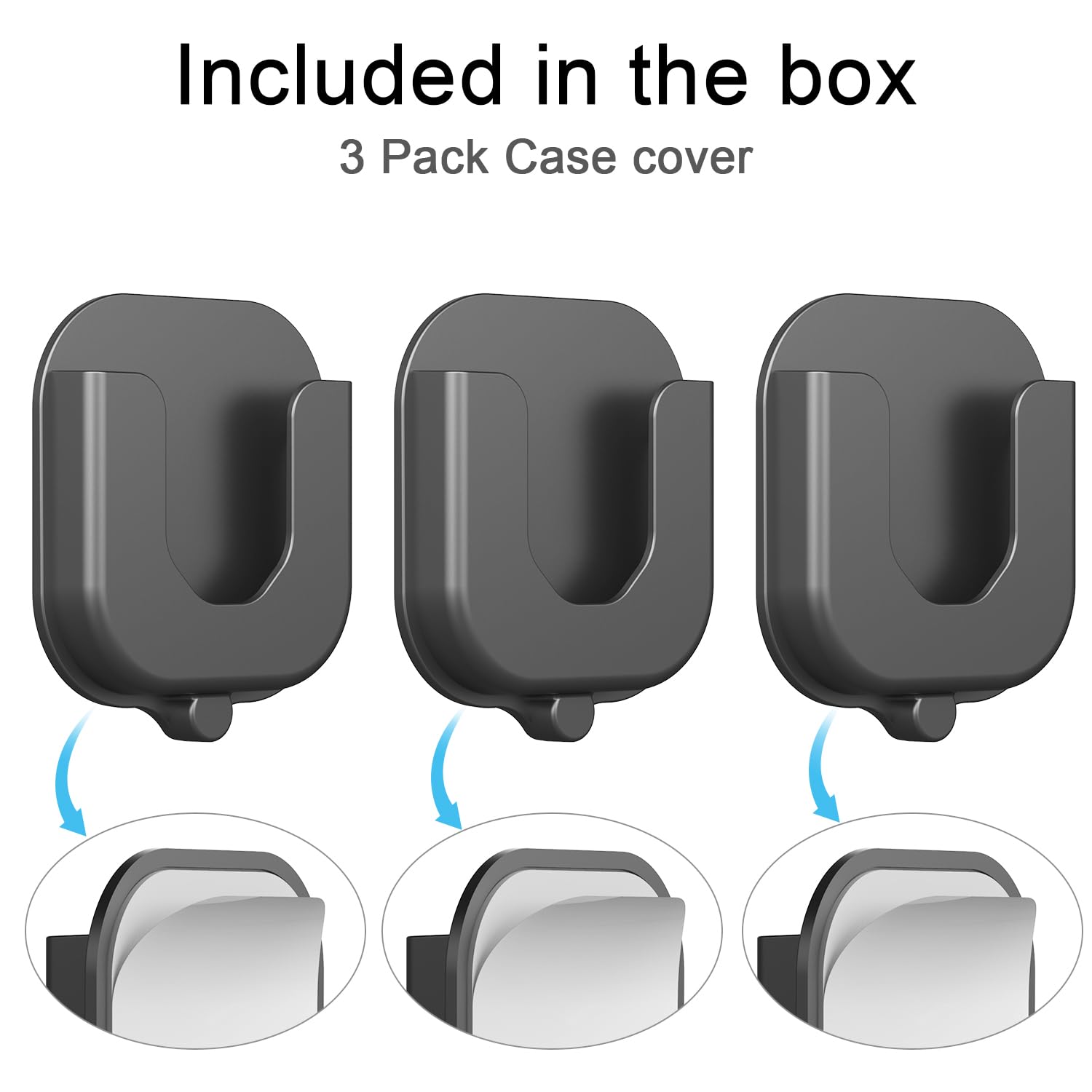 3 Pack Adhesive Wall Mount Bracket for Blink Mini/Mini 2 /Outdoor 4 /Indoor Camera Mount No Tools Need No Drill