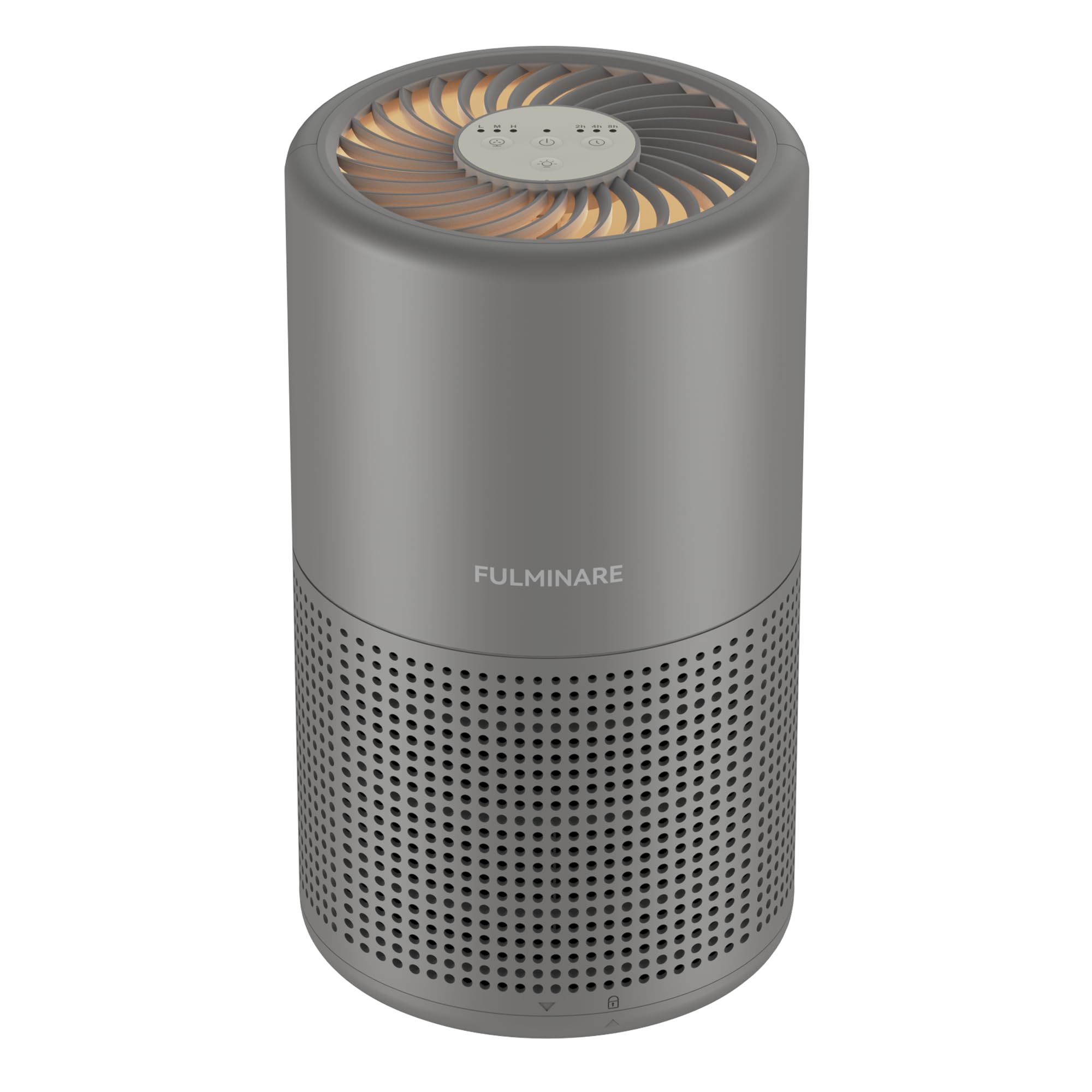 Air Purifiers for Bedroom, FULMINARE H13 True HEPA Air Filter, Quiet Air Cleaner With Night Light, Portable Small Air Purifier for Home, Office, Living Room Black