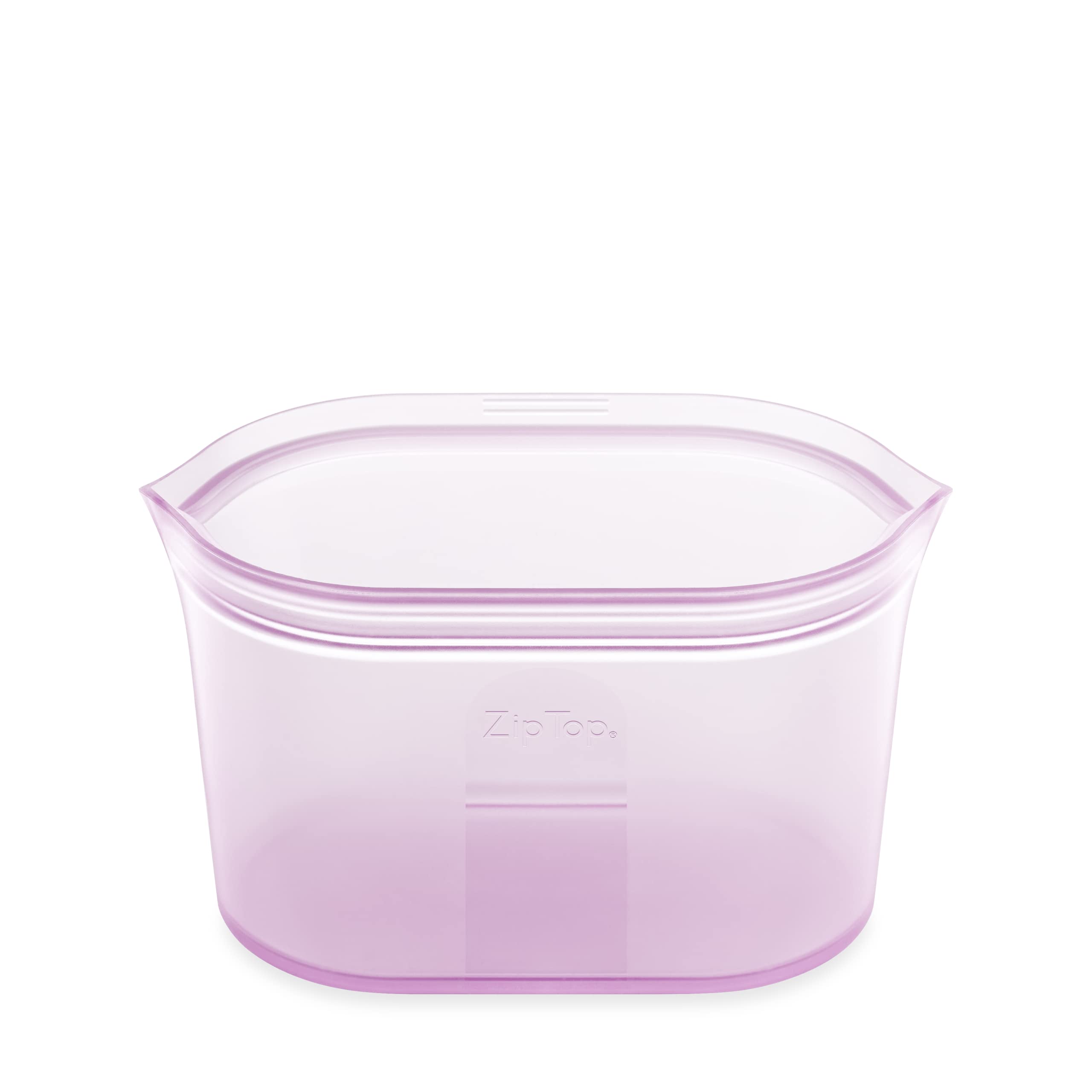 Zip Top Reusable Food Storage Containers Full Set of 8 Lavender – Platinum Silicone Cups, Dishes & Bags – Microwave, Dishwasher & Freezer Safe – Made in USA, BPA-Free