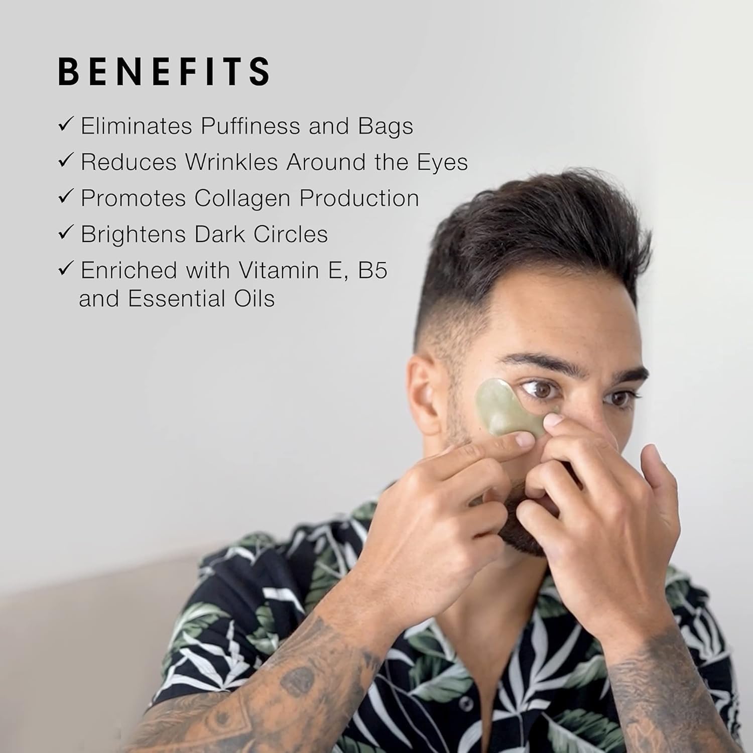 Pacinos Under Eye Gel Patches - Eliminates Puffiness, Smoothes Wrinkles, Brightens Under Eye Darkness - Firms & Tightens Skin with Vitamin E & B5 - Promotes Collagen, Organic