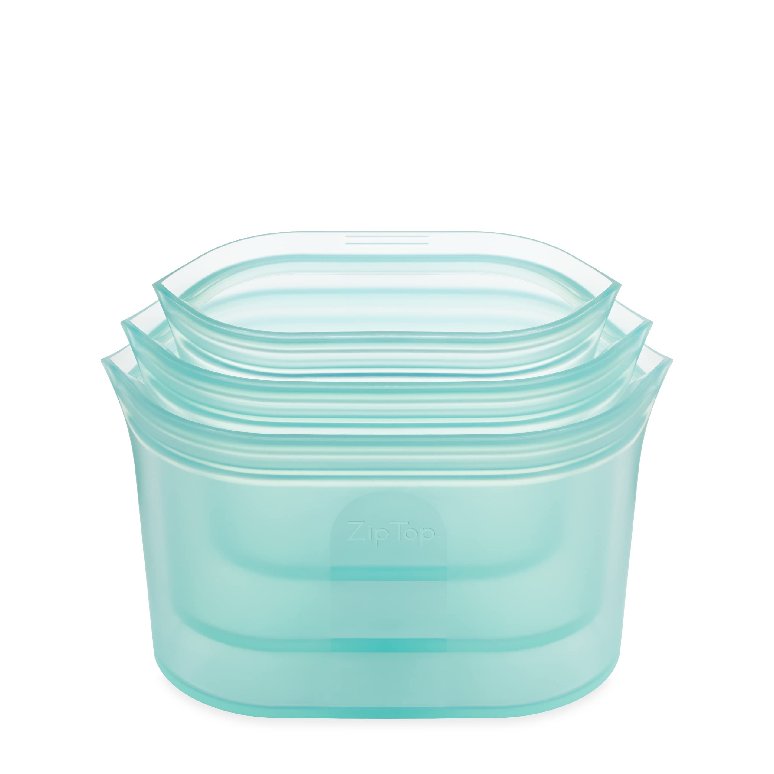 Zip Top Reusable Food Storage Containers Full Set of 8 Lavender – Platinum Silicone Cups, Dishes & Bags – Microwave, Dishwasher & Freezer Safe – Made in USA, BPA-Free
