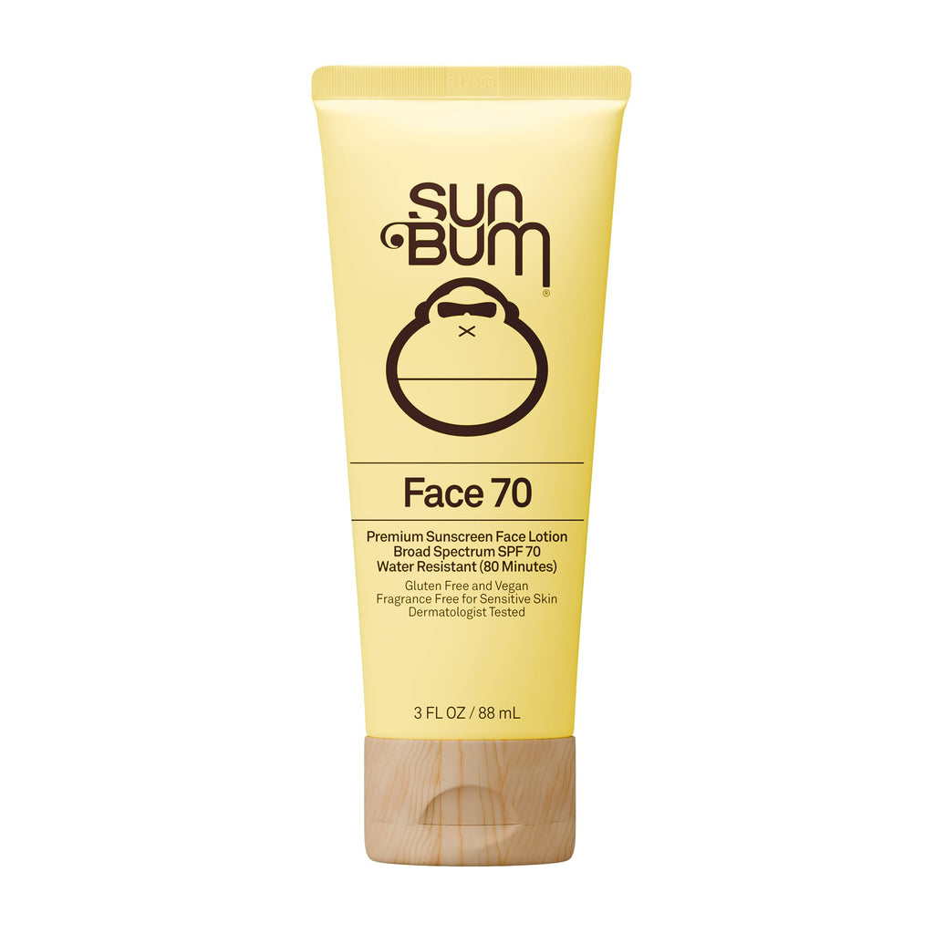 Sun Bum Original SPF 50 Sunscreen Face Lotion - Broad Spectrum Moisturizing Facial Sunscreen with Vitamin E - Travel Size - 3 oz
