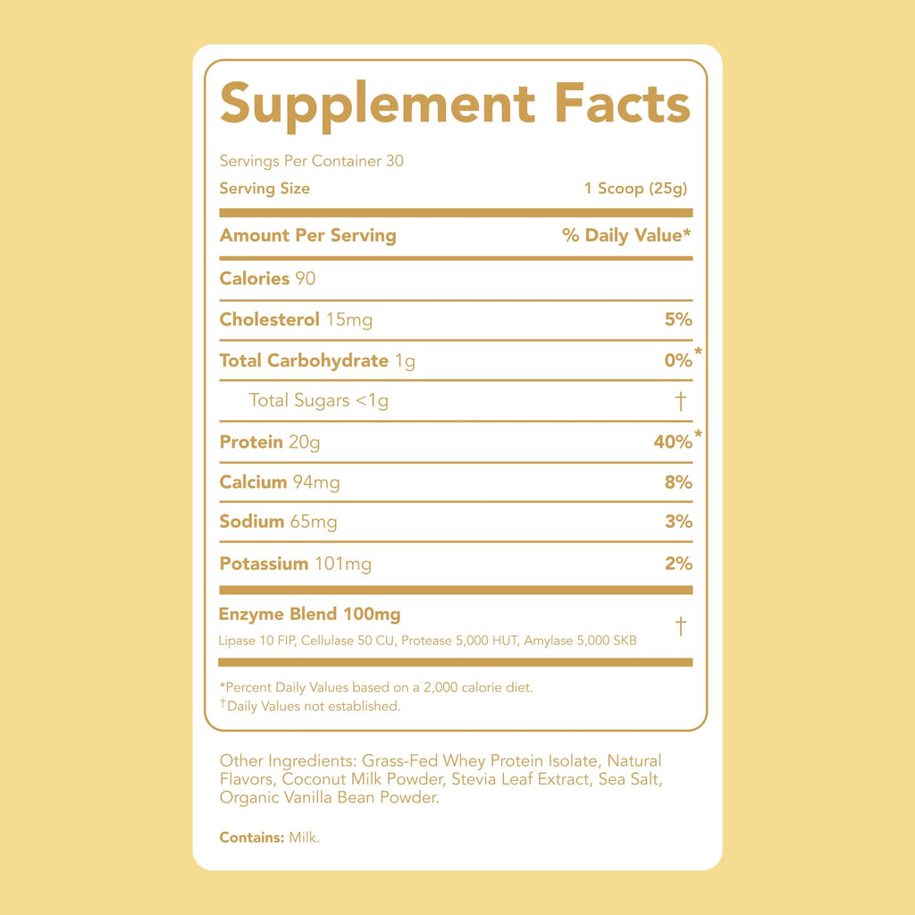 Clean Simple Eats Whey Isolate Protein Powder, Variety Pack, Naturally Sweetened, Zero Added Sugar, 20g 100% GrassFed Protein Powder with Digestive Enzymes, GlutenFree, Non GMO, 10 Single Serve Pack