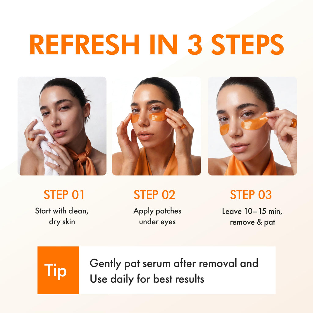 SpaScriptions Collagen Hydrogel Under Eye Patches - Anti-Wrinkle Eye Masks for Dark Circles & Puffiness, Firming & Hydrating Gel Eye Pads for Men & Women for Refreshing Daily Skin Care, 4 Pairs