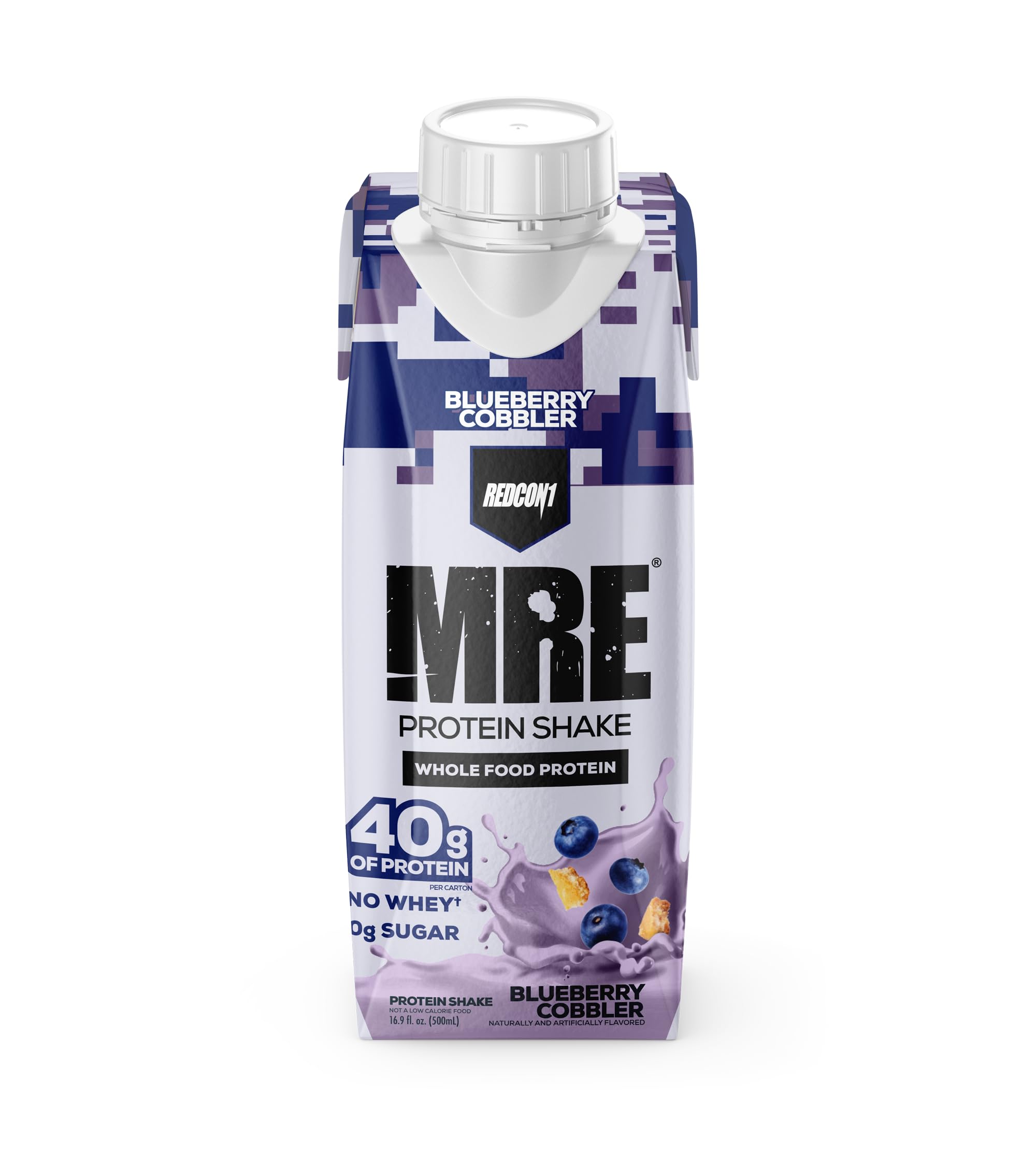 REDCON1 MRE RTD Protein Shake | Milk Chocolate | Lactose Free, 40g Protein - 12 Pack, 14 oz