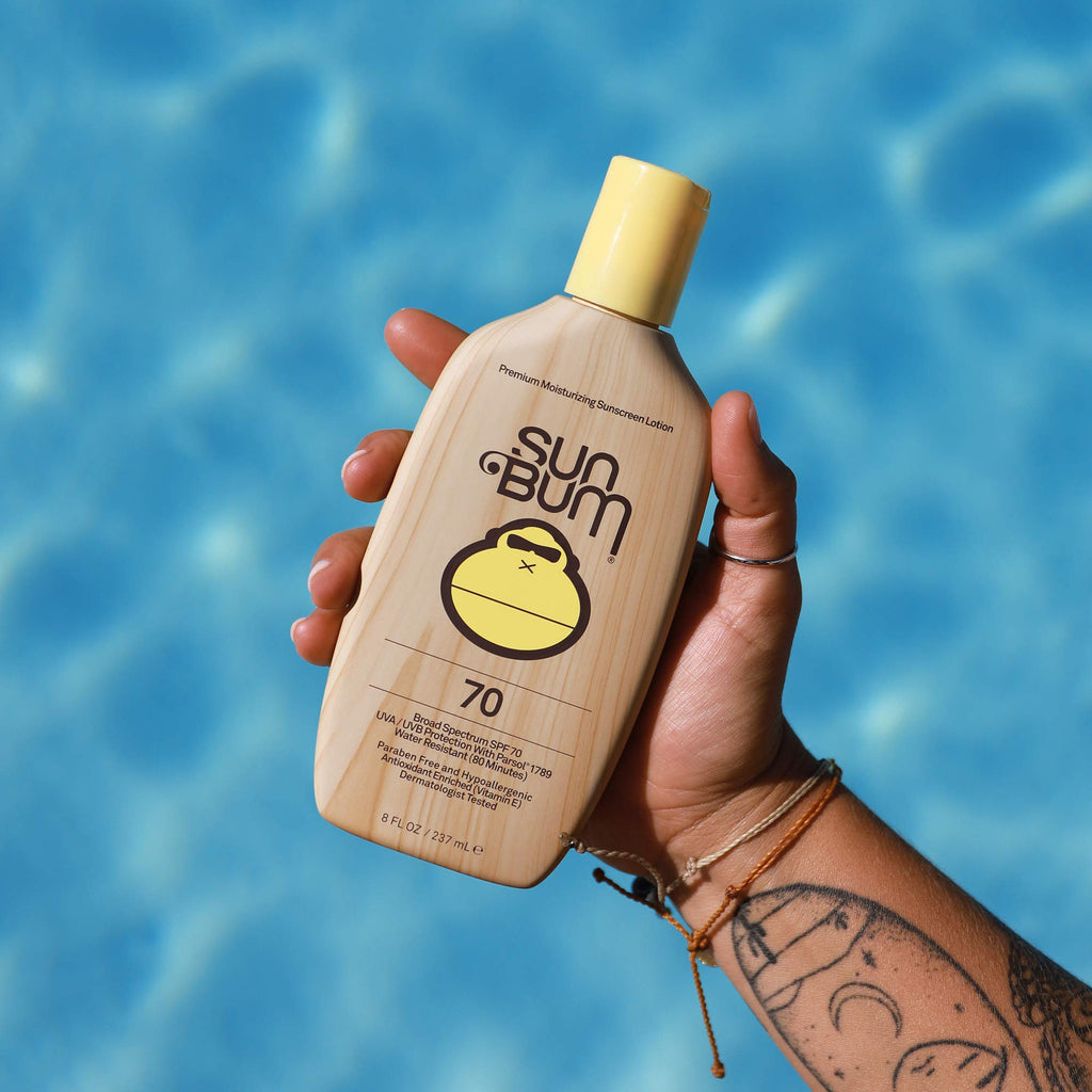 Sun Bum Original SPF 50 Sunscreen Body Lotion - Broad Spectrum Moisturizing Sunscreen with Vitamin E - Hawaii 104 Act Compliant (Made without Octinoxate & Oxybenzone) - Travel Size - 3 oz