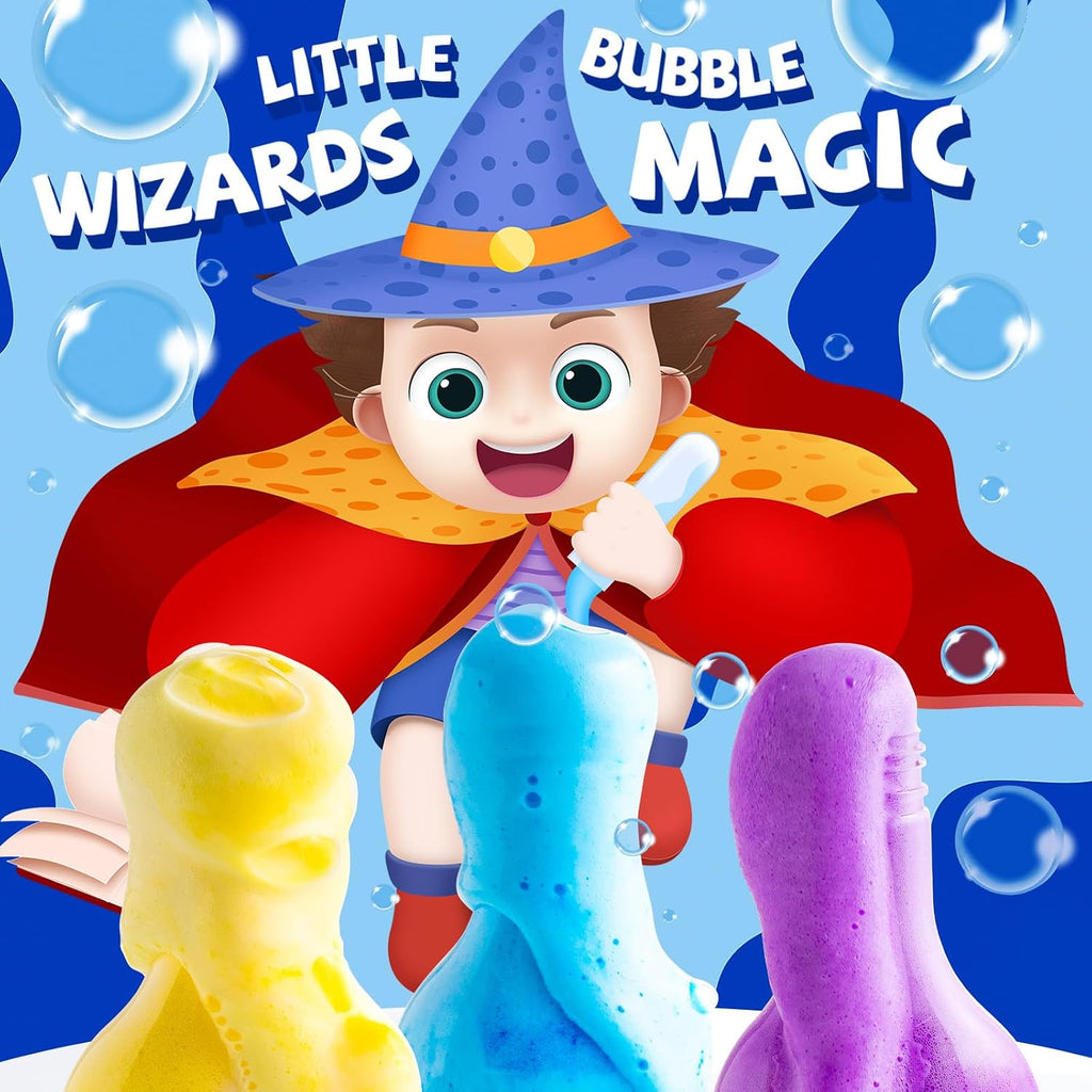Kids Bath Bomb Potions, 6 Pack Non-Toxic Fizzy Bubble Bath Explosions, Colorful Burst Bath Potions for Kids, Scientific & Magical Bath Time Buddy, Fun & Educational Bubble Bath