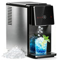Antarctic Star Nugget Ice Maker Countertop, 33 lbs/24H, Automatic Ice Dispenser, Self-Cleaning Pebble Sonic Ice Machine, 1.8L Water Tank, One-Click & Motion Sensor Light, for Home/Office/Kitchen