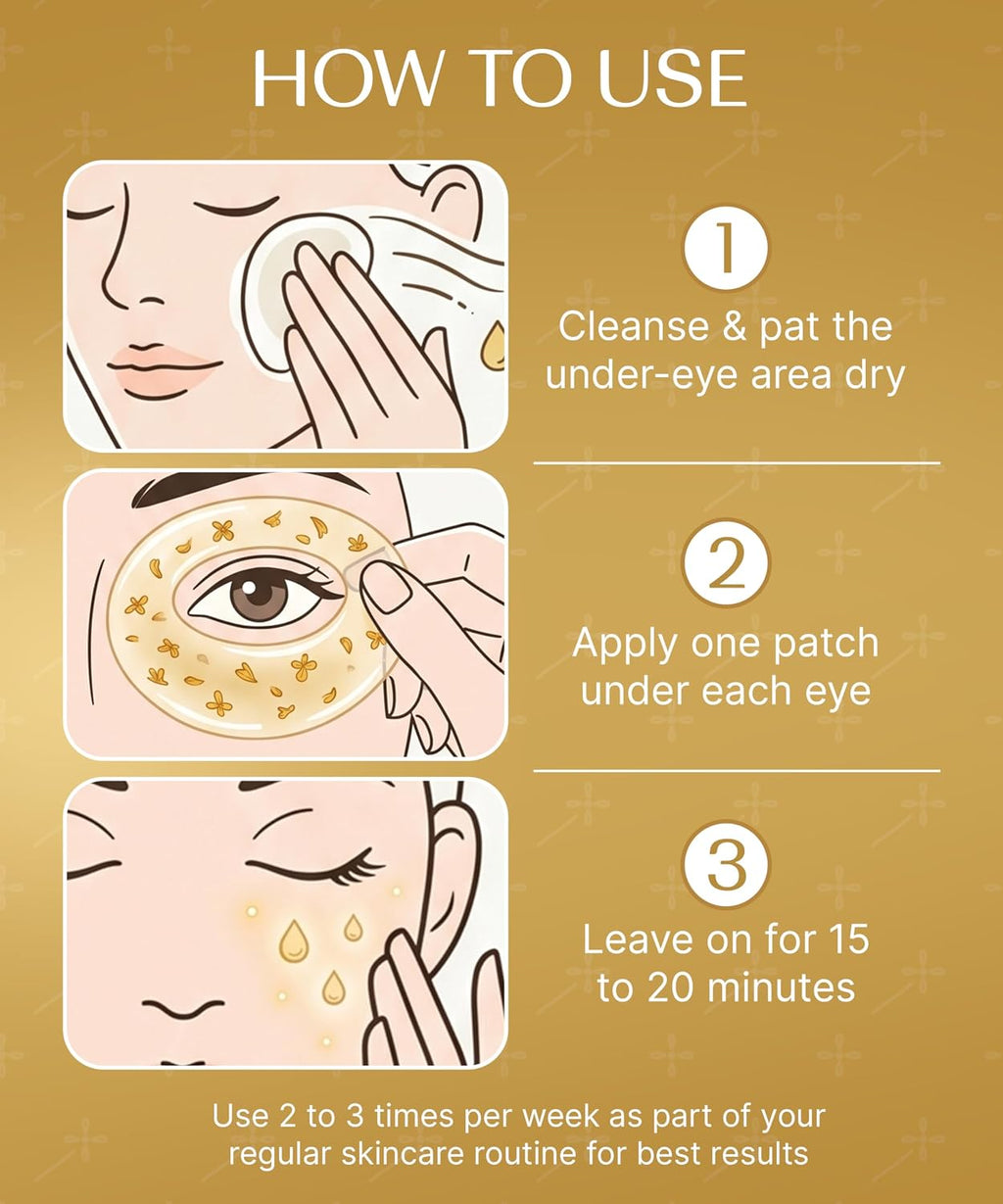 BIOAQUA Under Eye Patches - Collagen Under Eye Patches to Reduce the Look of Dark Circles & Puffy Eyes - Hydrating Osmanthus Lemon Gel Eye Mask, 80 Pcs