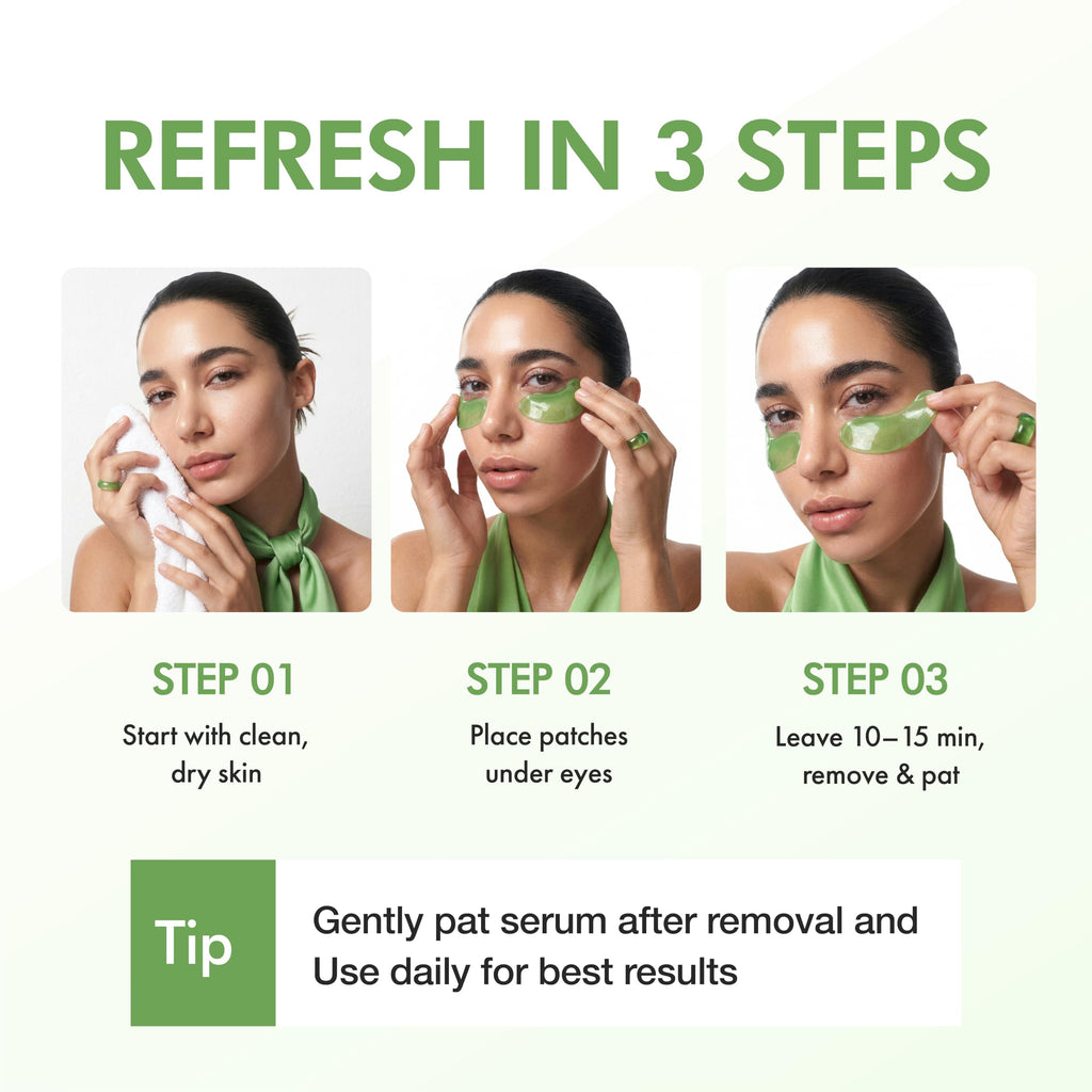 SpaScriptions Collagen Hydrogel Under Eye Patches - Anti-Wrinkle Eye Masks for Dark Circles & Puffiness, Firming & Hydrating Gel Eye Pads for Men & Women for Refreshing Daily Skin Care, 4 Pairs