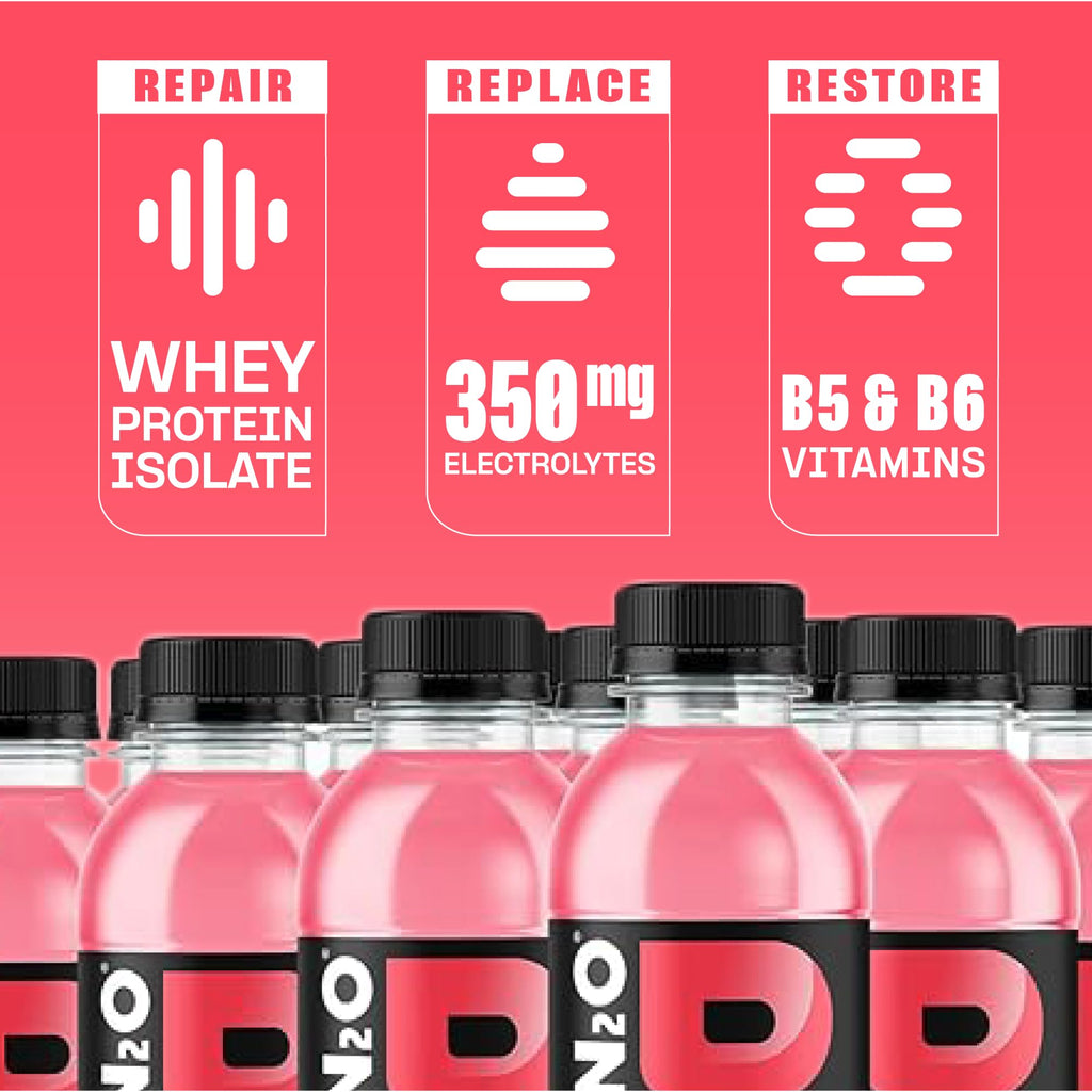 Protein2o 2-in-1 Clear Whey Protein & Electrolyte Beverage, 20g Protein, Gluten-Free, Keto, 16.9 fl oz Bottles (12 Count Variety Pack)