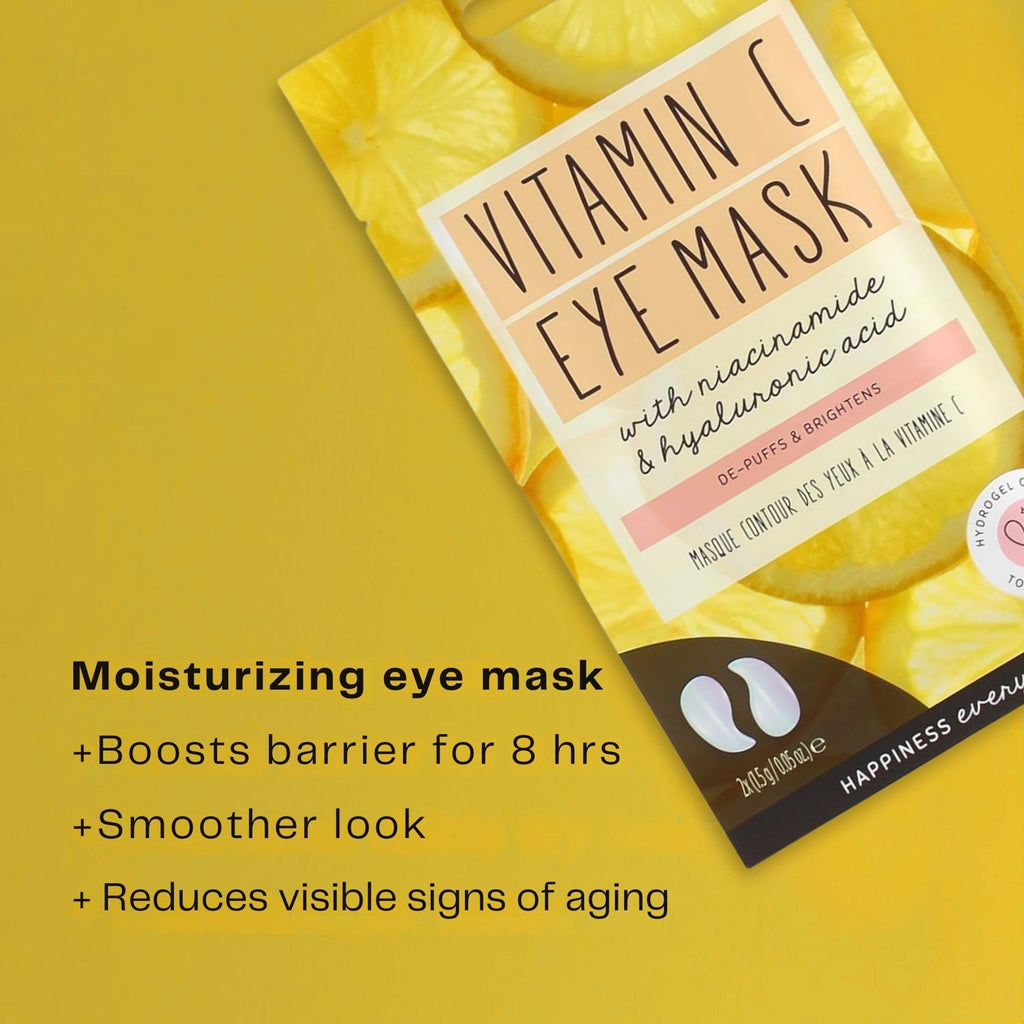 Oh K! Eye Mask - Rejuvenating - Hydrating Under Eye Patches - Depuffing Undereye Patches with Niacinamide - Hydrogel Mask for Dark Circles - 7 Pairs