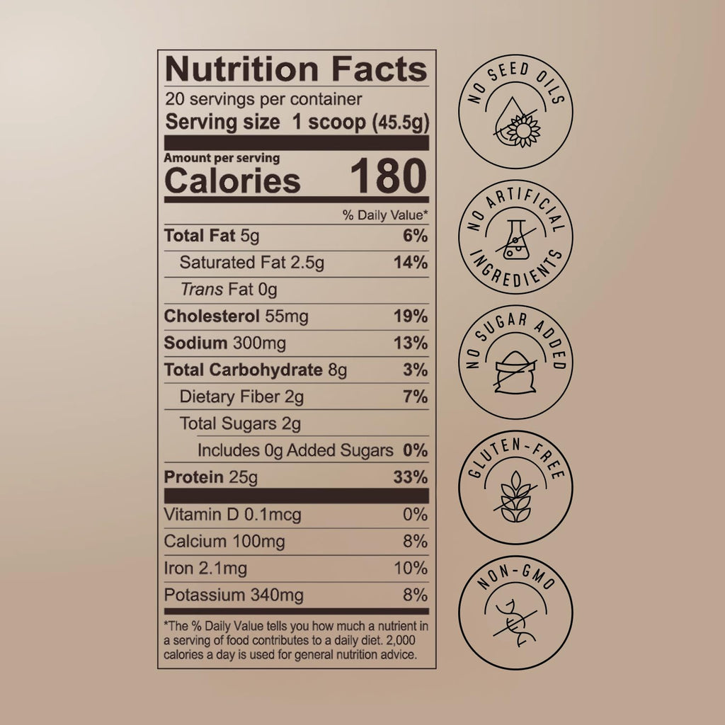 FlavCity All in One Protein Shake Powder, Pineapple Coconut - On the Go Meal Alternative + Collagen Peptides, Reishi & Cordyceps - Focus, Skin, Hair & Joint Support - 100% Grass Fed Whey, 20 Servings