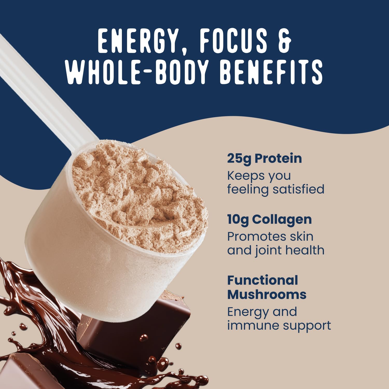 FlavCity All in One Protein Shake Powder, Pineapple Coconut - On the Go Meal Alternative + Collagen Peptides, Reishi & Cordyceps - Focus, Skin, Hair & Joint Support - 100% Grass Fed Whey, 20 Servings