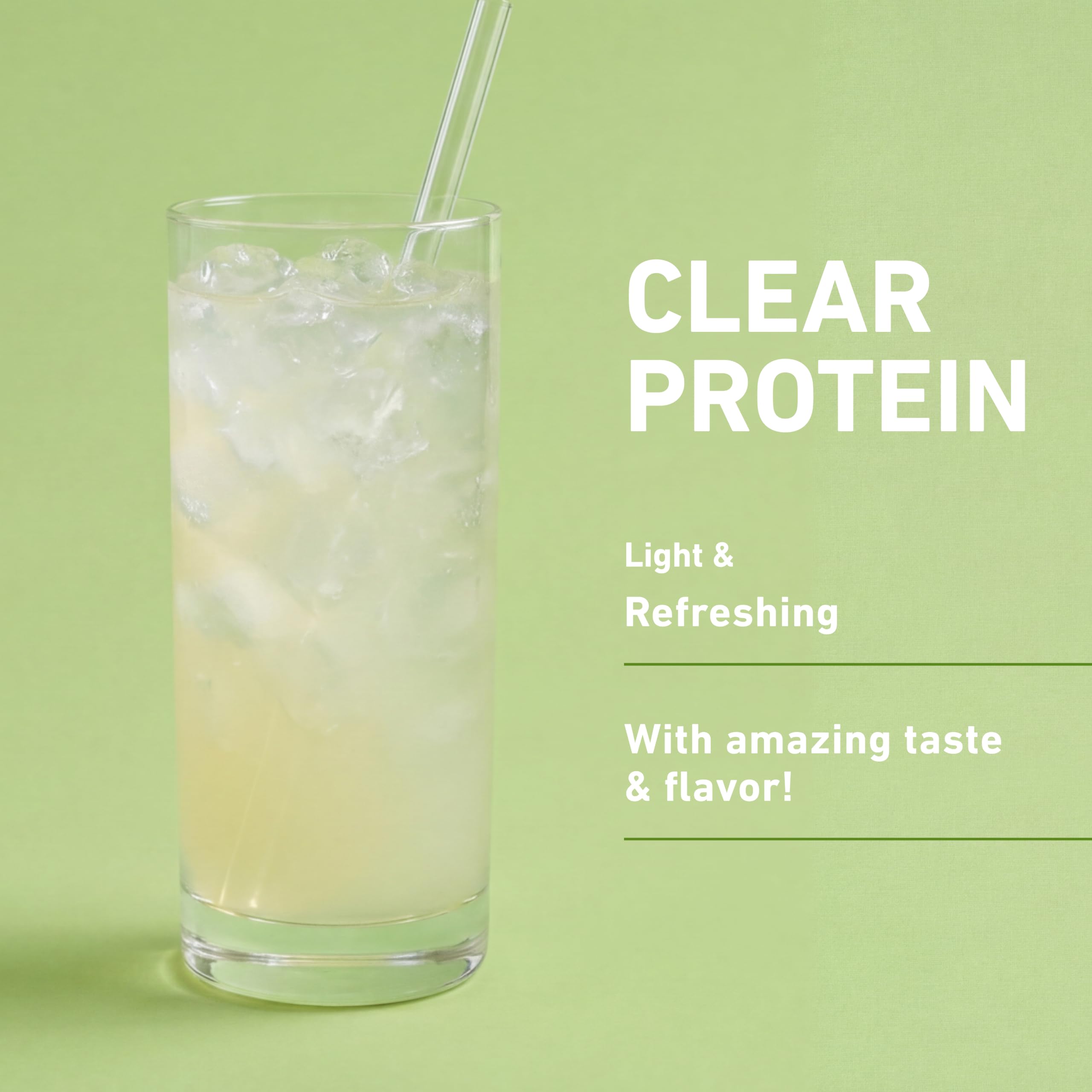 Isopure Clear Whey Isolate Protein Powder, Lactose Free, Gluten Free, Naturally Flavored, Watermelon Lime, 20g Protein Per Serving, 14.1 Oz, 16 Servings (Packaging May Vary)