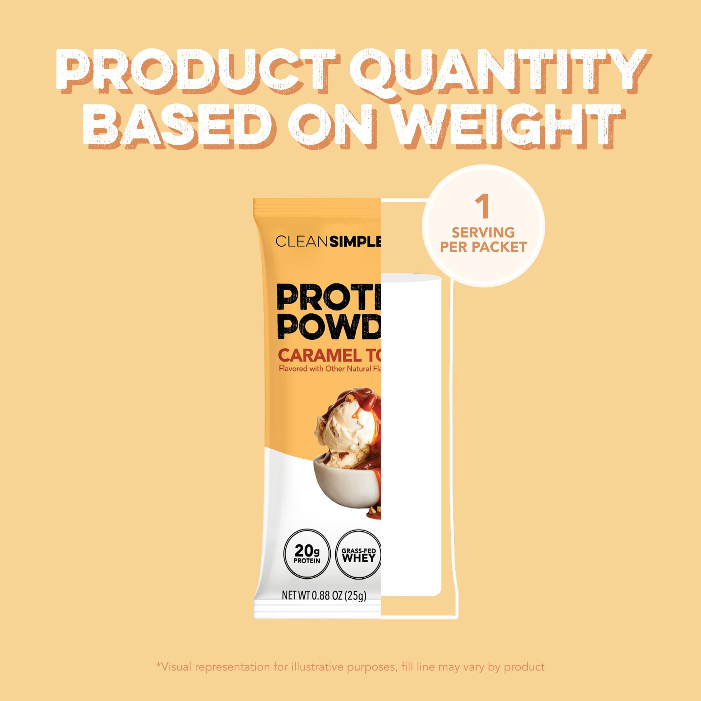 Clean Simple Eats Whey Isolate Protein Powder, Variety Pack, Naturally Sweetened, Zero Added Sugar, 20g 100% GrassFed Protein Powder with Digestive Enzymes, GlutenFree, Non GMO, 10 Single Serve Pack