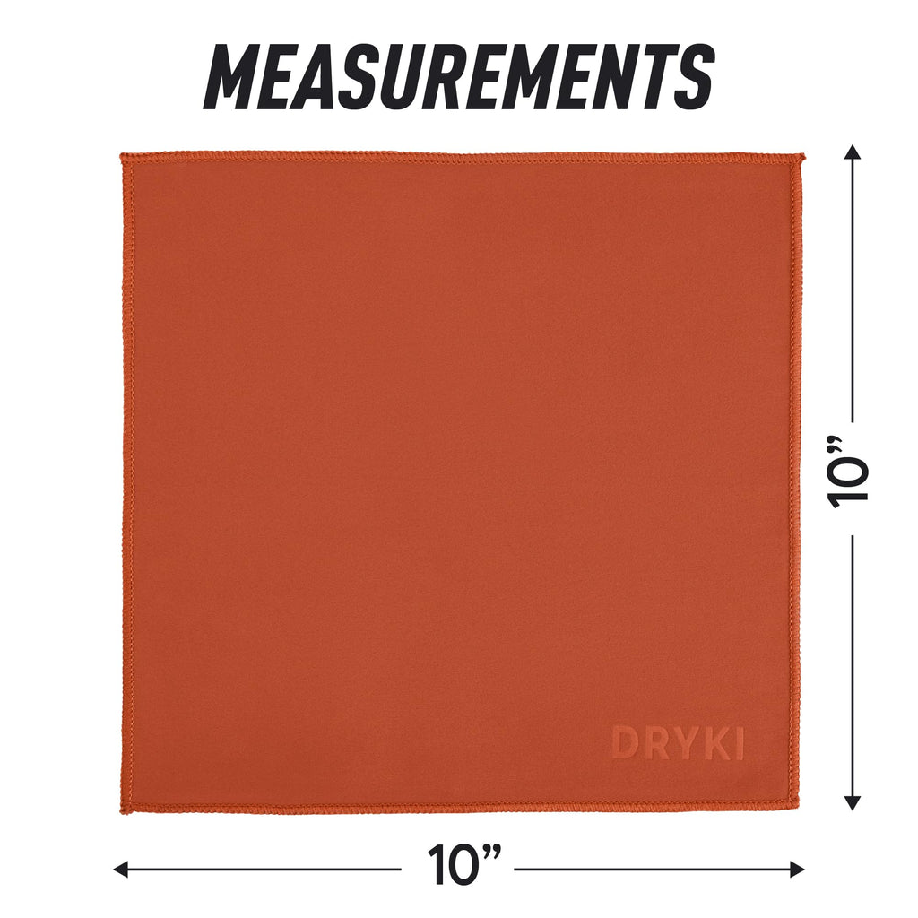 DRYKI Pocket-Sized Sweat Towels - The Original Sweat Absorbing Handkerchiefs - Quick-Dry Microfiber Sweat Rags for Face, Hands, & Body - Men & Women - Gym and Work (Moss Camo: 5 Pack)
