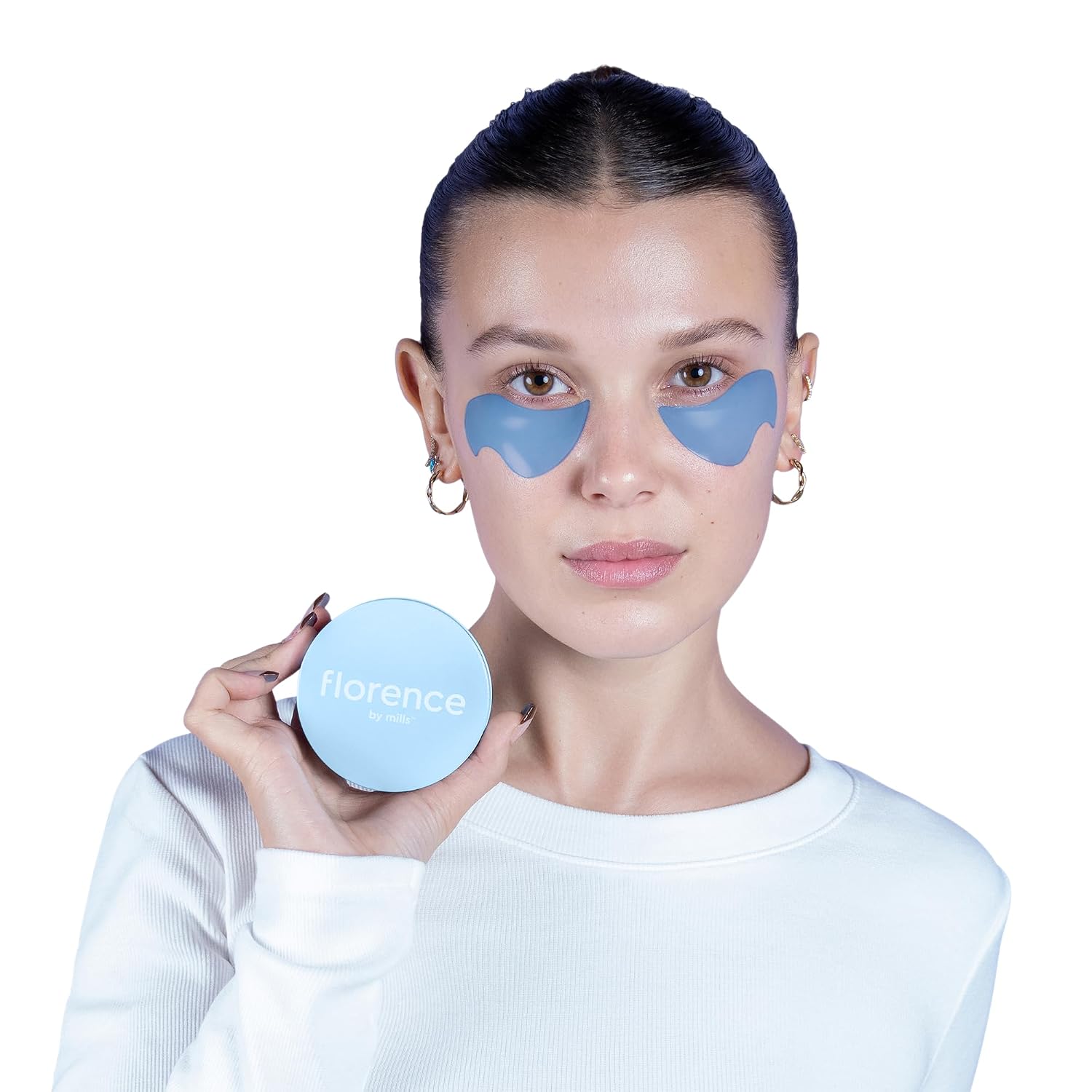 florence by mills Surfing Under the Eyes Hydrating Under Eye Treatment Gel Pads, 30 Count/ 15 Pairs, 15 Pairs