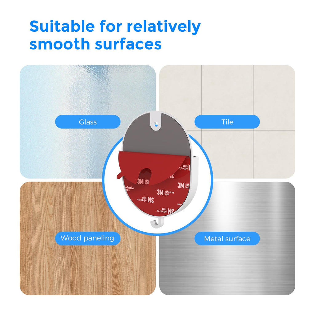No Drill Mount Compatible with Blink/Ring/Wyze Camera,Fixing Bracket with Strong Self-Adhesive Tape Fits for Ring Indoor Cam(1st/2nd Gen),RingStick Up Cam,Blink Camera 4/3,BlinkMini 2K+