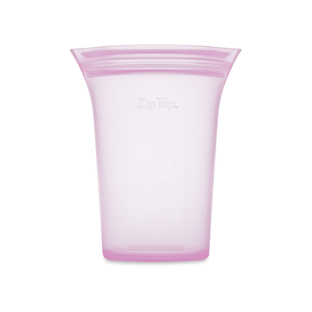 Zip Top Reusable Food Storage Containers Full Set of 8 Lavender – Platinum Silicone Cups, Dishes & Bags – Microwave, Dishwasher & Freezer Safe – Made in USA, BPA-Free