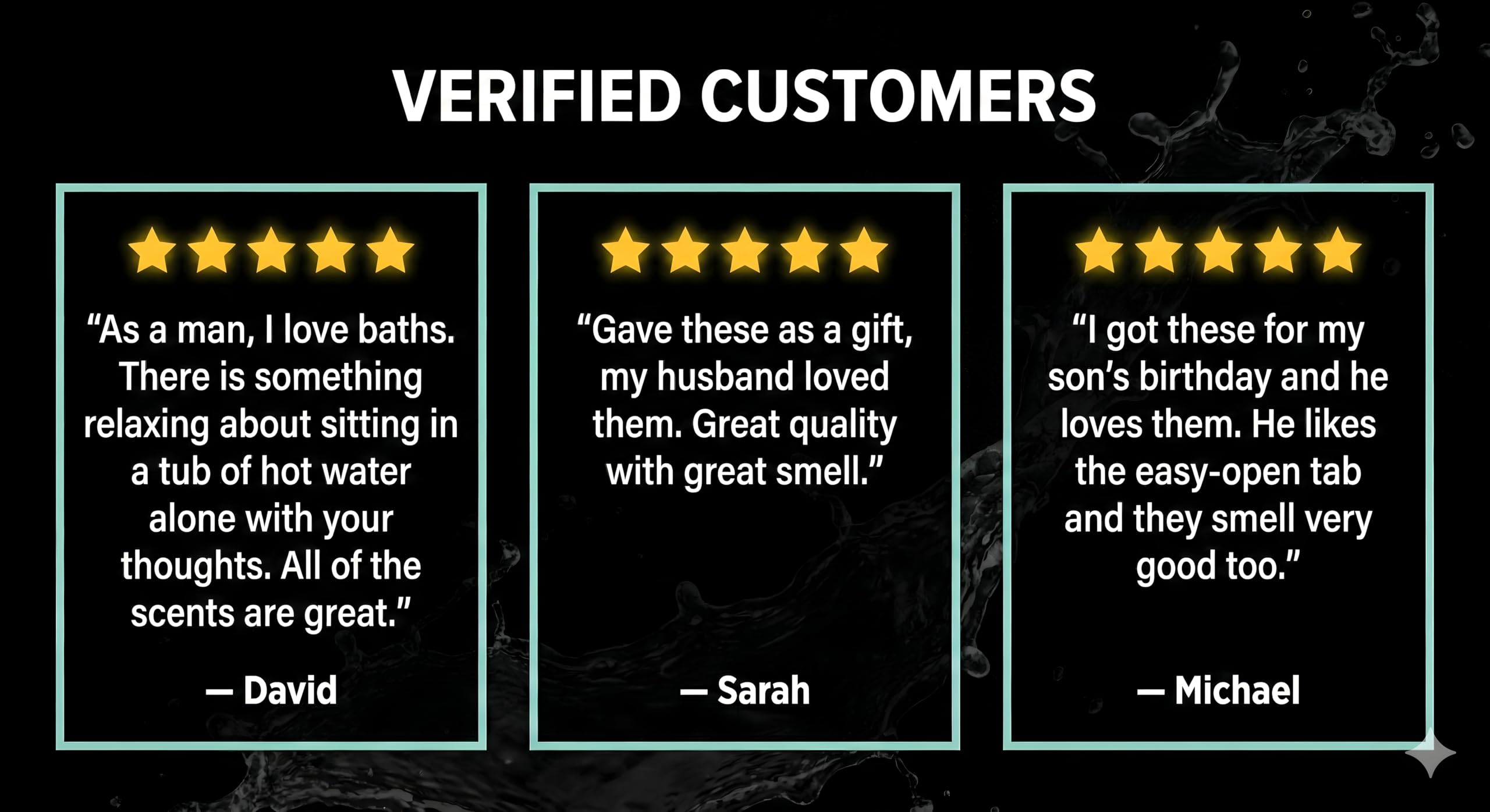 Bath Bombs for Men, Gift Set of 8 Scented Organic Handmade Bath Bombs of 2.5 oz with Natural Essential Oils for Boyfriend, Husband, Father or Friend, by ZenseMe