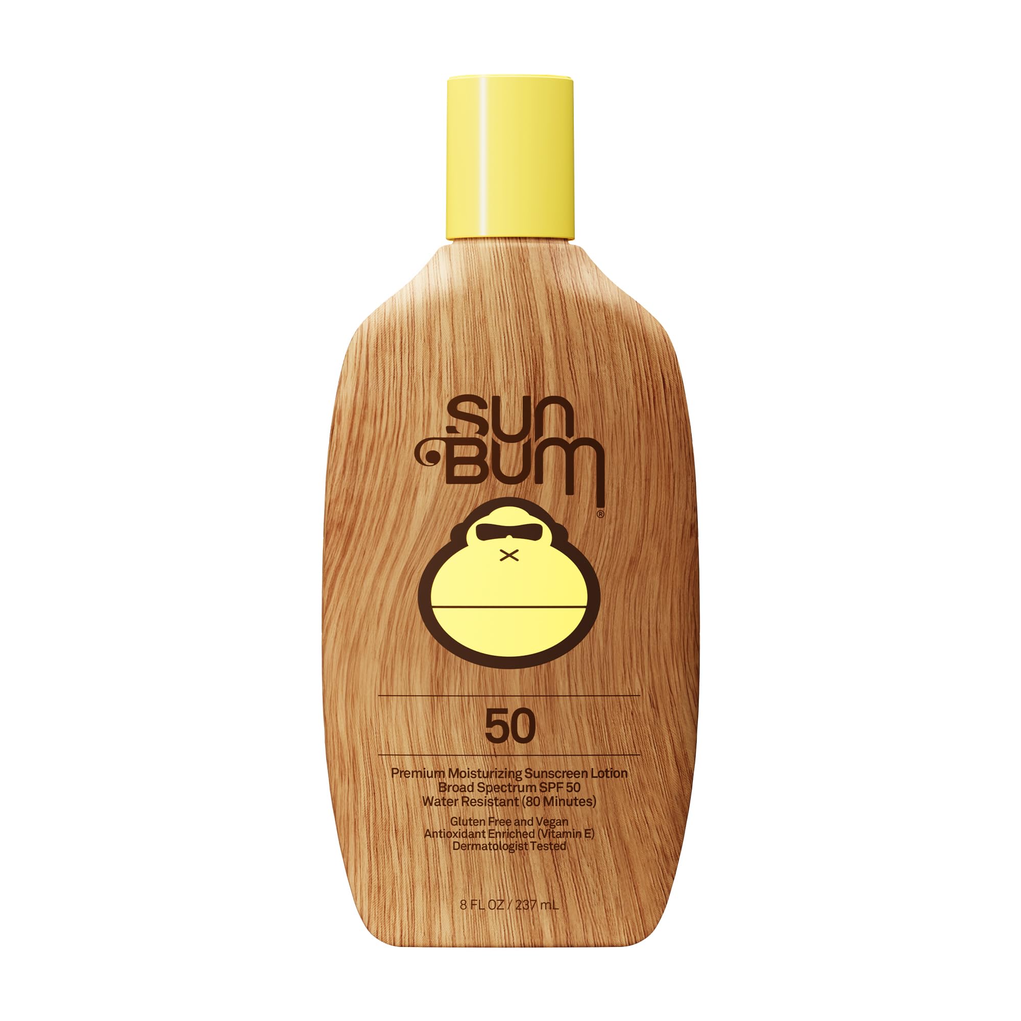 Sun Bum Original SPF 50 Sunscreen Body Lotion - Broad Spectrum Moisturizing Sunscreen with Vitamin E - Hawaii 104 Act Compliant (Made without Octinoxate & Oxybenzone) - Travel Size - 3 oz