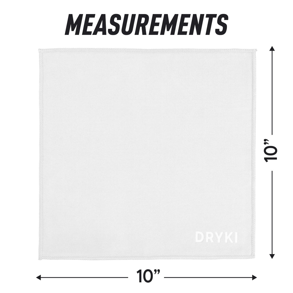 DRYKI Pocket-Sized Sweat Towels - The Original Sweat Absorbing Handkerchiefs - Quick-Dry Microfiber Sweat Rags for Face, Hands, & Body - Men & Women - Gym and Work (Moss Camo: 5 Pack)