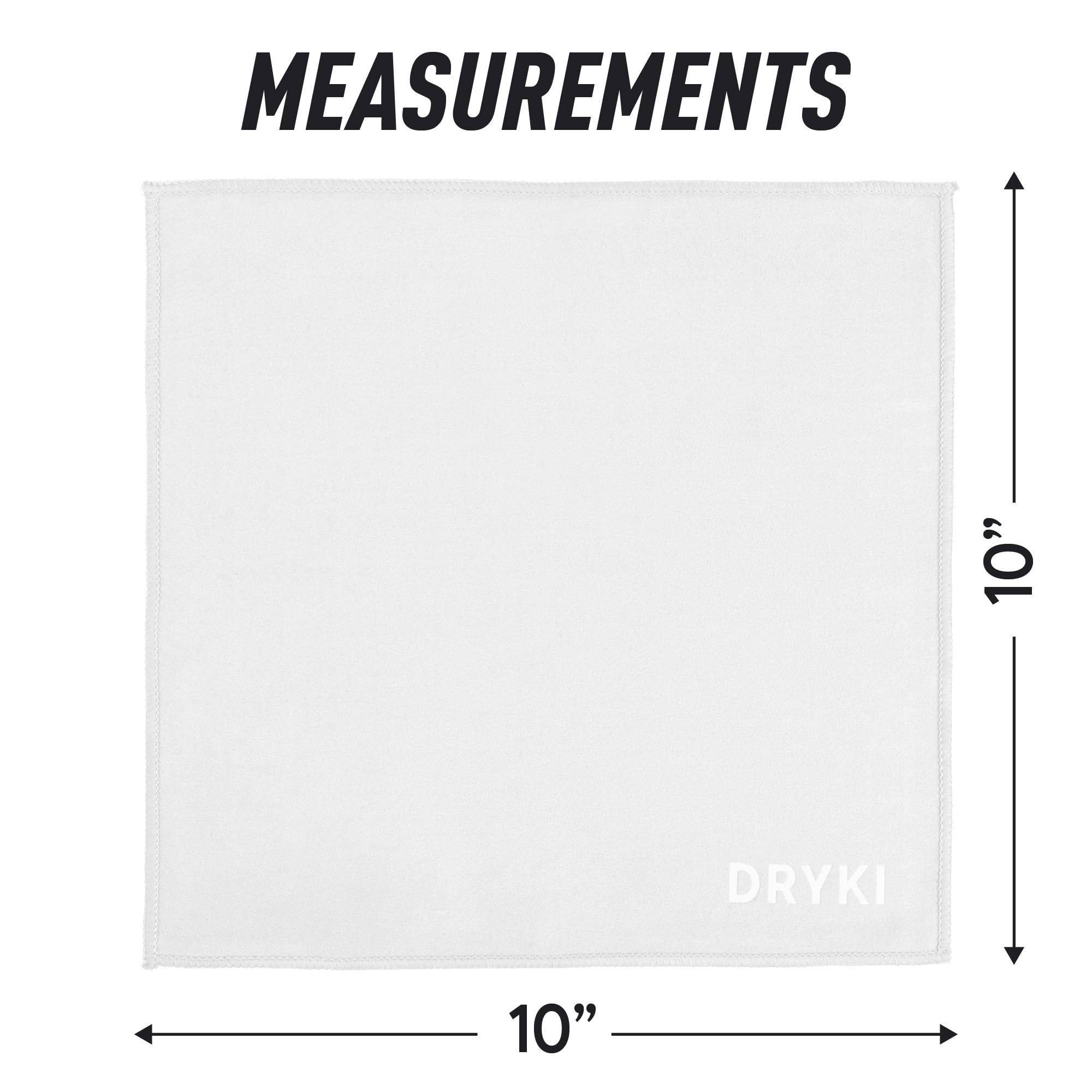 DRYKI Pocket-Sized Sweat Towels - The Original Sweat Absorbing Handkerchiefs - Quick-Dry Microfiber Sweat Rags for Face, Hands, & Body - Men & Women - Gym and Work (Moss Camo: 5 Pack)